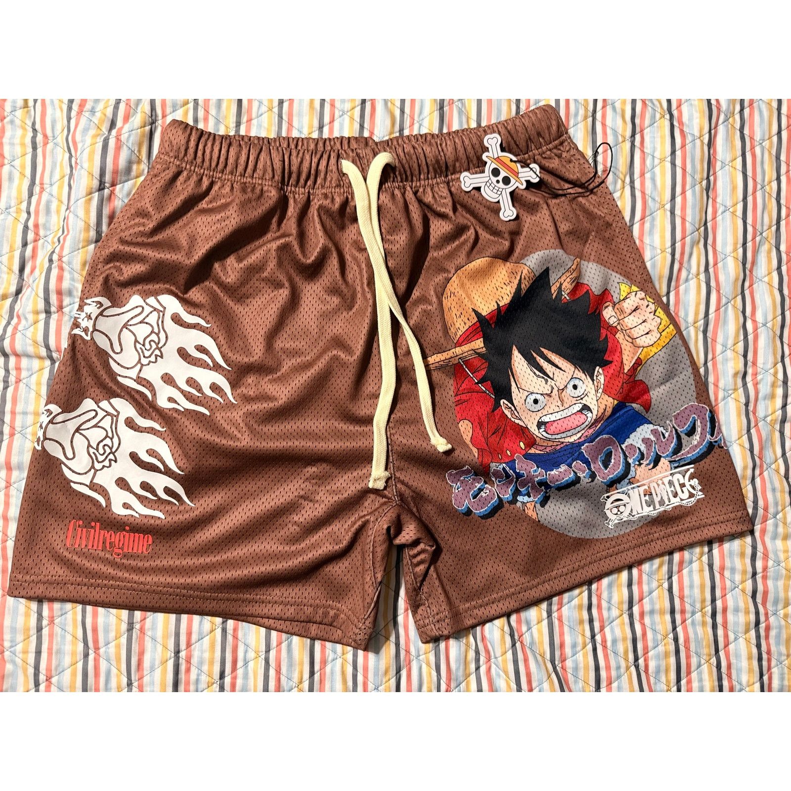 Civil Regime 👑 NWT CIVIL REGIME x ONE PIECE "LUFFY" MESH 👑 Size US 34 / EU 50 - 1 Thumbnail