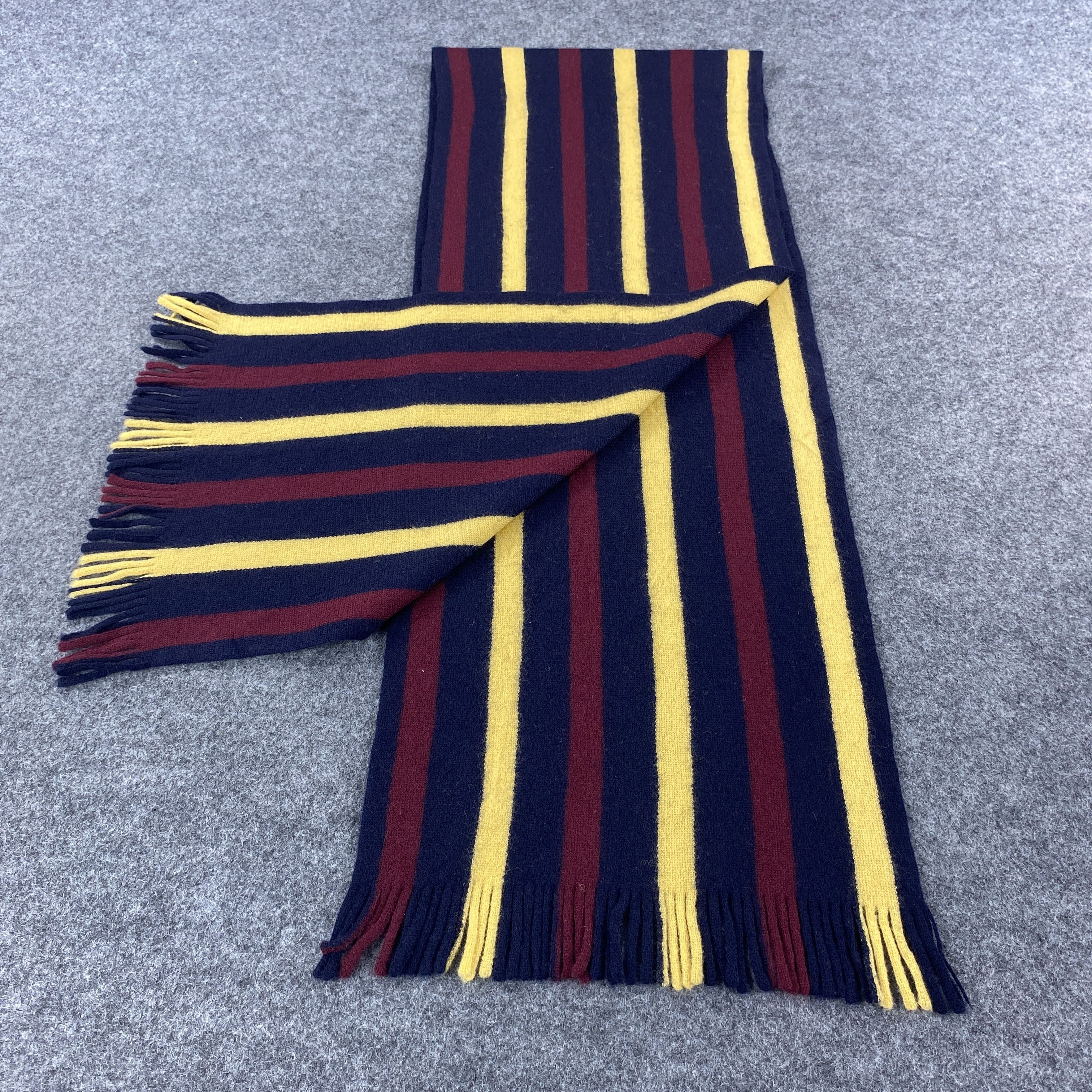 J. Press × Vintage J. Press Scarf # Muffler # Neckwear # D490 Size ONE SIZE - 4 Thumbnail