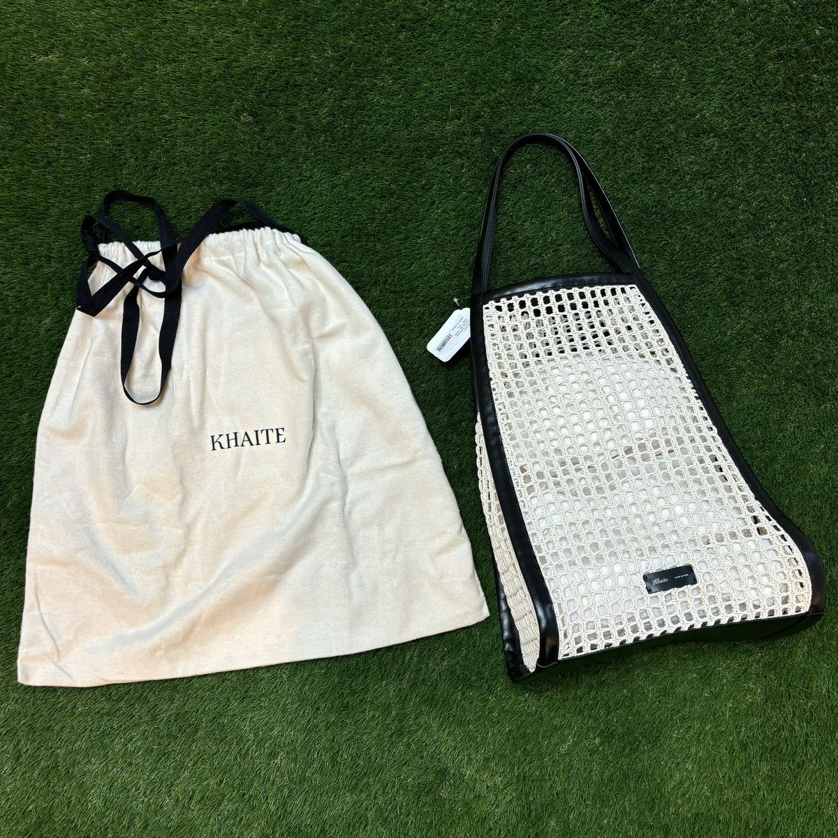 KHAITE Khaite All June Woven Tote Bag Size ONE SIZE - 9 Thumbnail