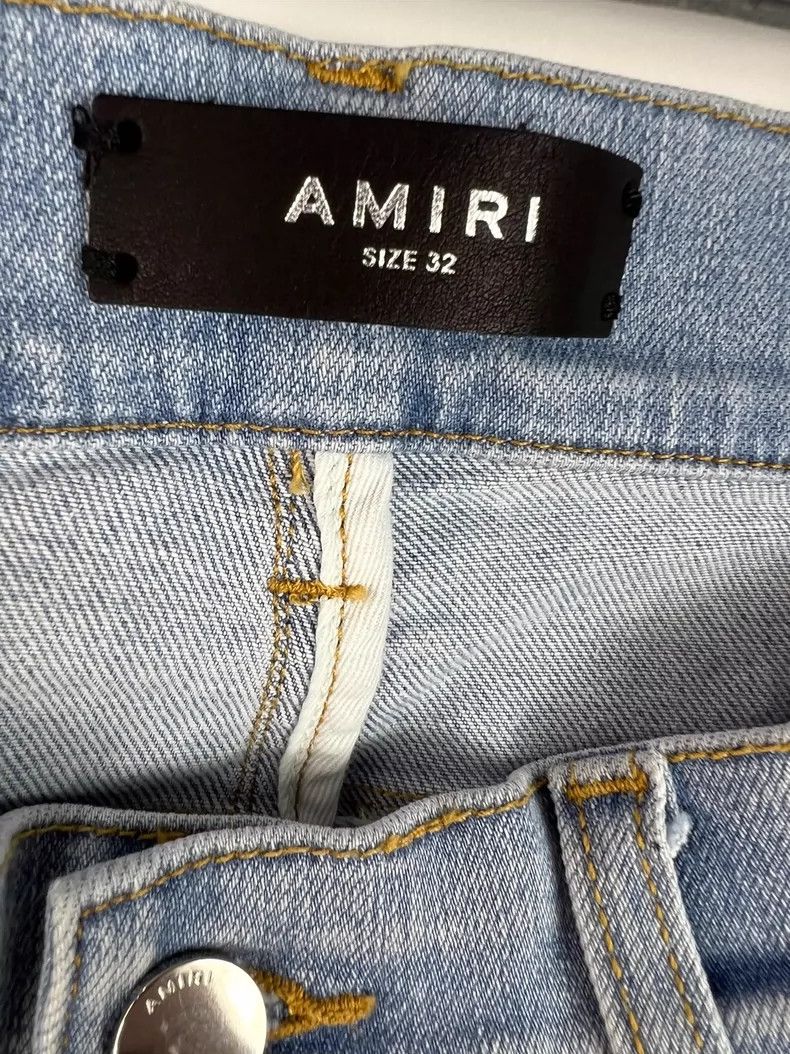 Amiri Amiri Camo Destroyed mx1 Jeans Size US 32 / EU 48 - 5 Thumbnail