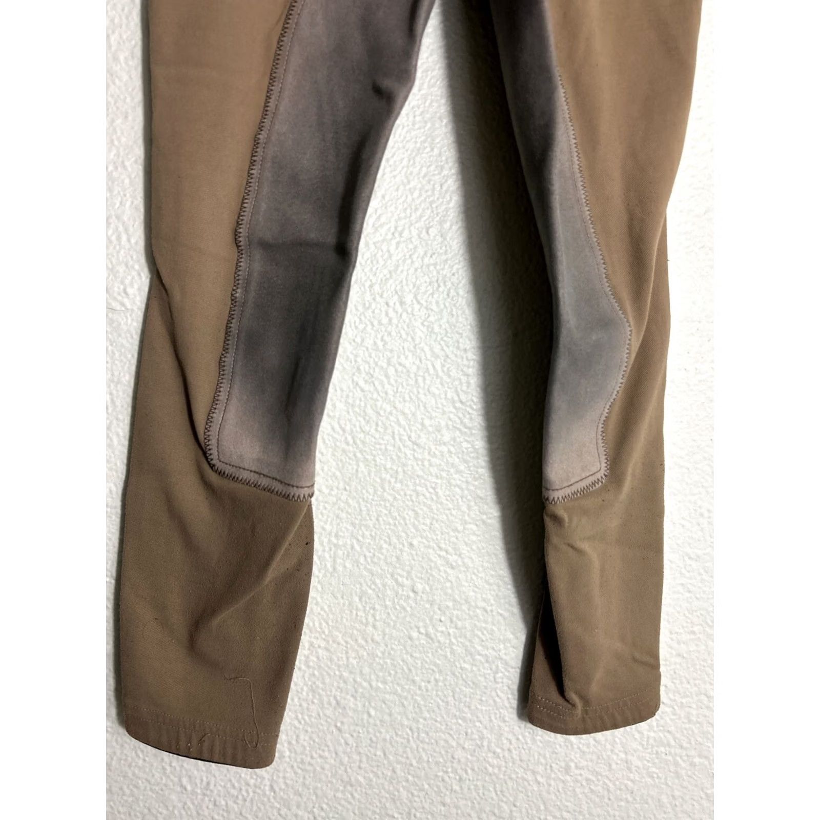 Ariat VINTAGE Ariat Women's Small Khaki Equestrian Riding Pull On Trousers Pants 26x26" Size 28" / US 6 / IT 42 - 2 Thumbnail