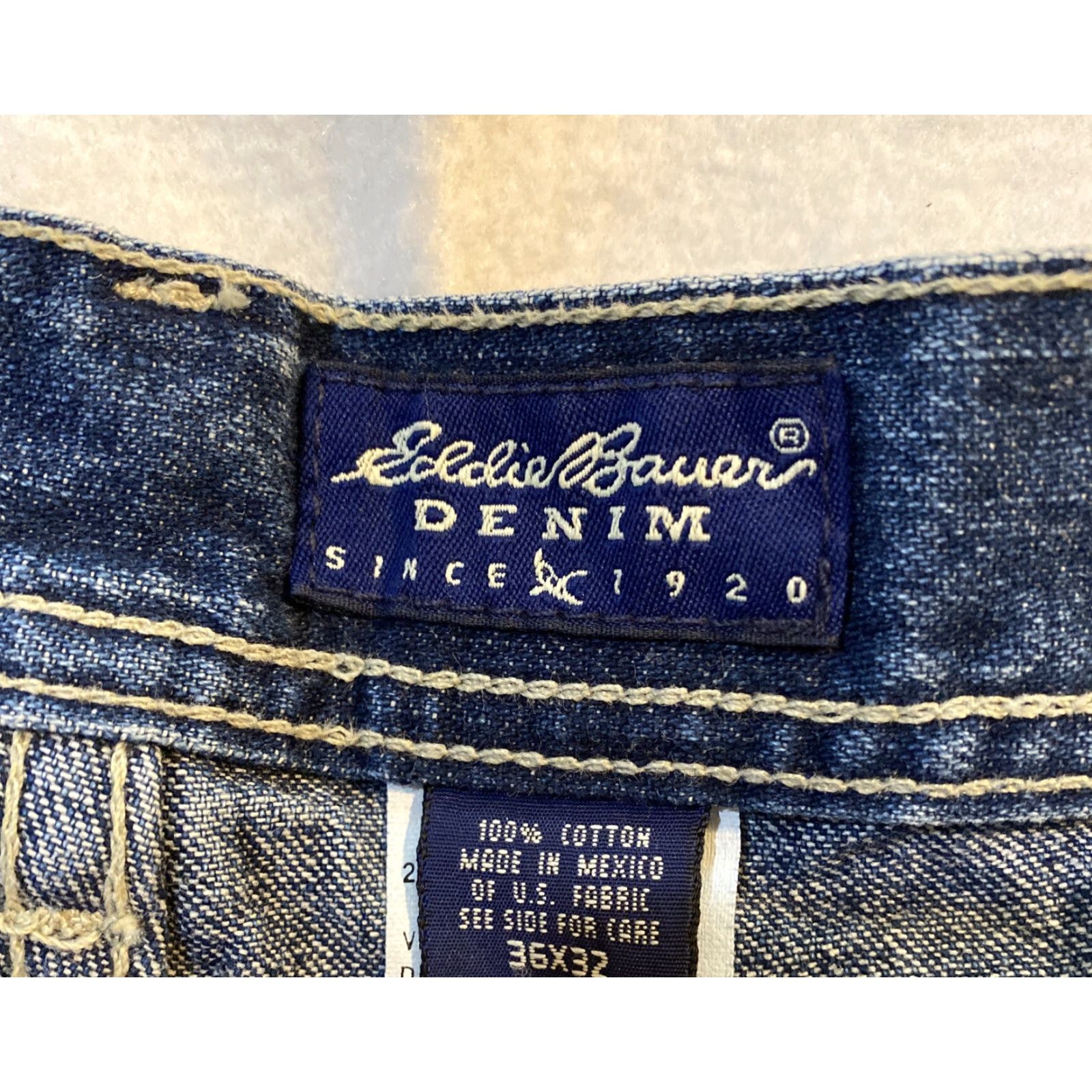 Eddie Bauer Eddie Bauer Jeans Men’s 36x32 Straight Leg Blue Denim Pants Regular Wash Mid Rise Pocketed 36 32 Mens Jeans Size US 36 / EU 52 - 5 Thumbnail