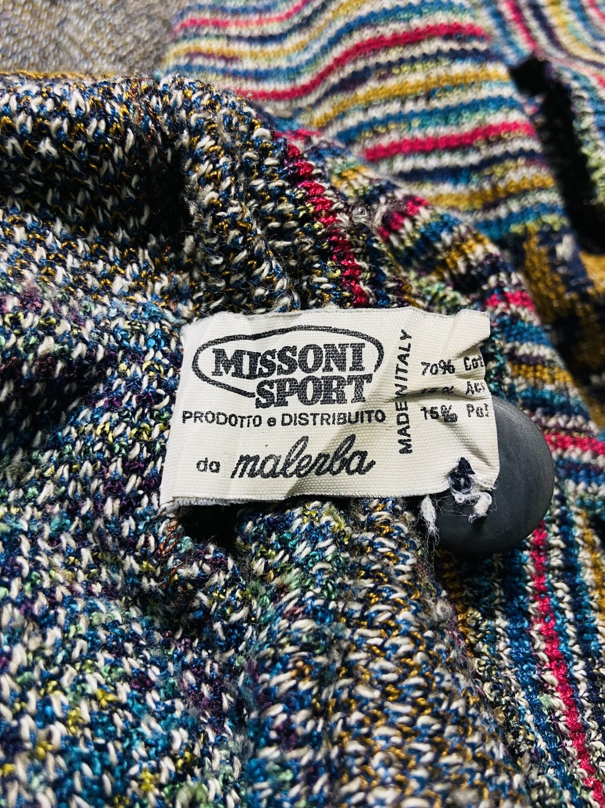 Missoni Vintage Missoni Sport Cardigan Knitwear Size US L / EU 52-54 / 3 - 12 Thumbnail