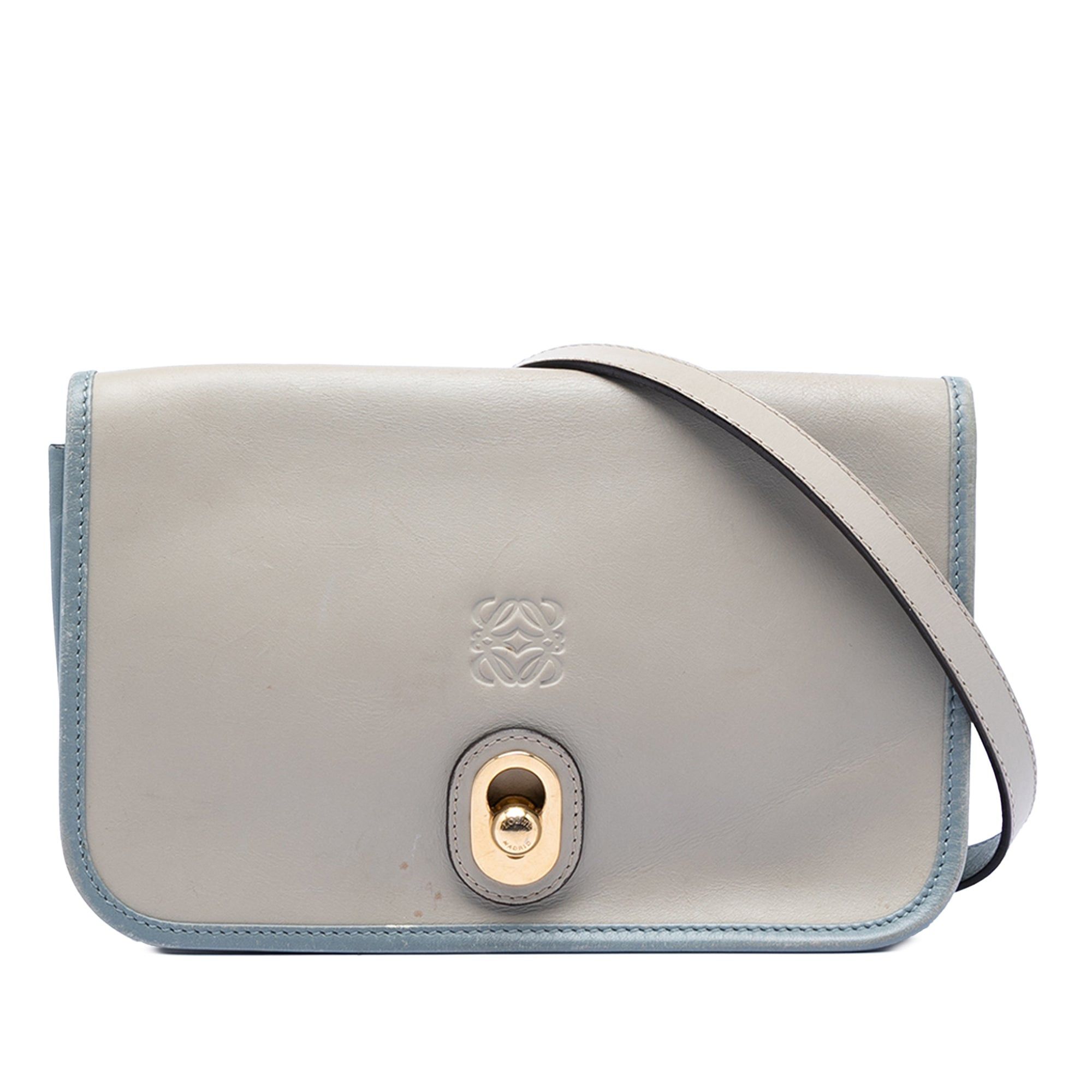 Loewe Bicolor Leather Anagram Ines Flap Crossbody Size ONE SIZE - 1 Thumbnail