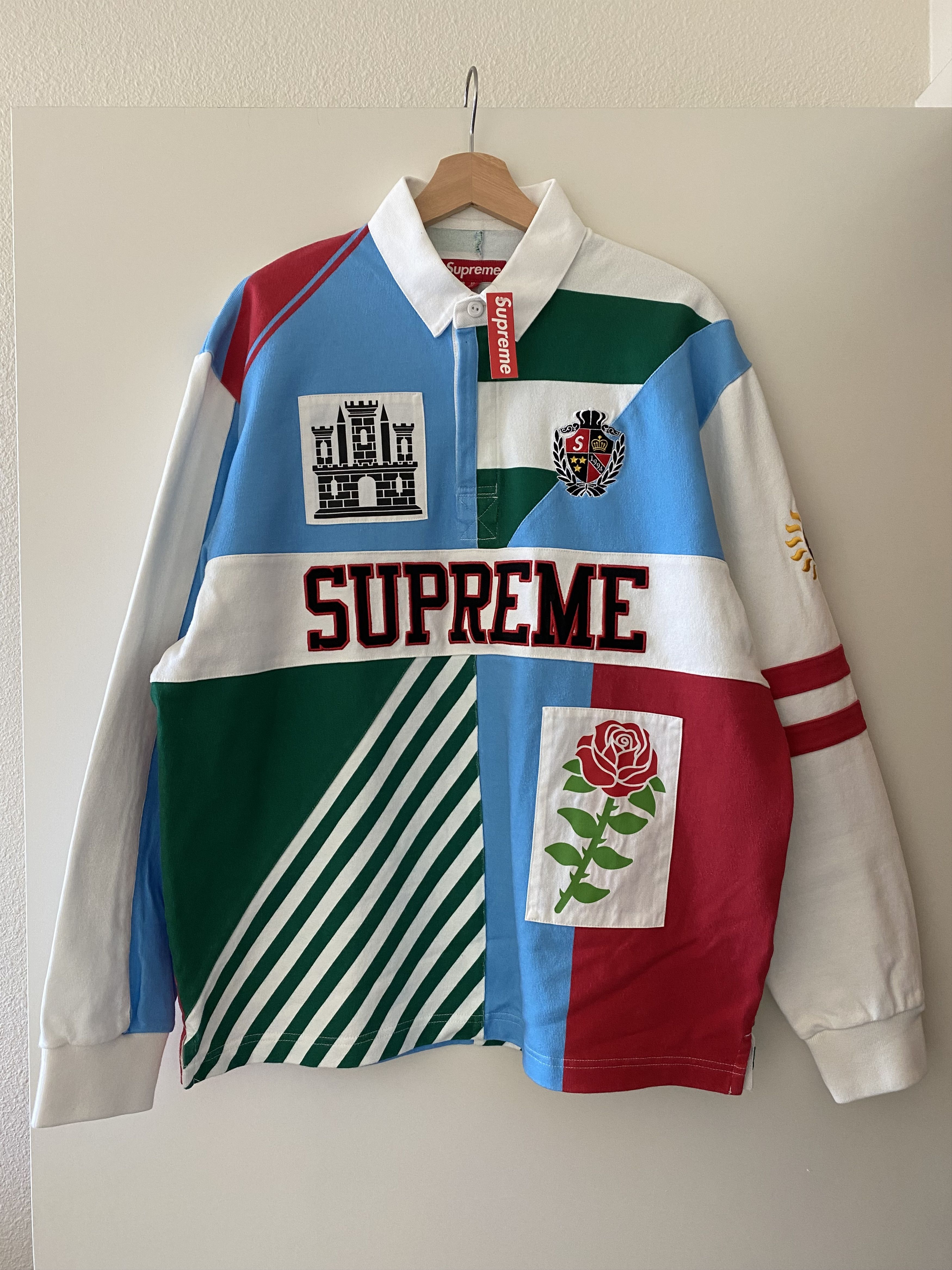 Supreme Rose Rugby Polo FW23 Size M