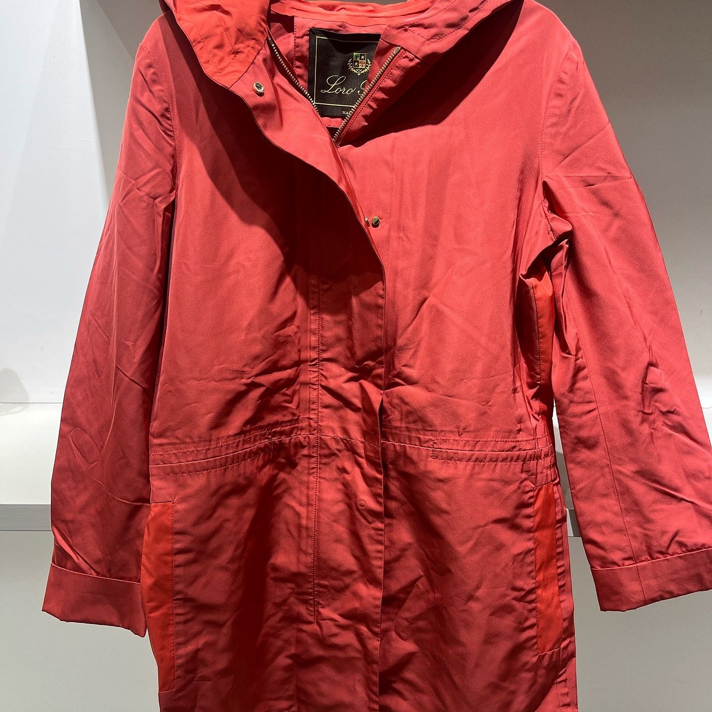 Loro Piana Loro Piana Red Hooded Jacket Size 38 Size XS / US 0-2 / IT 36-38 - 1 Thumbnail