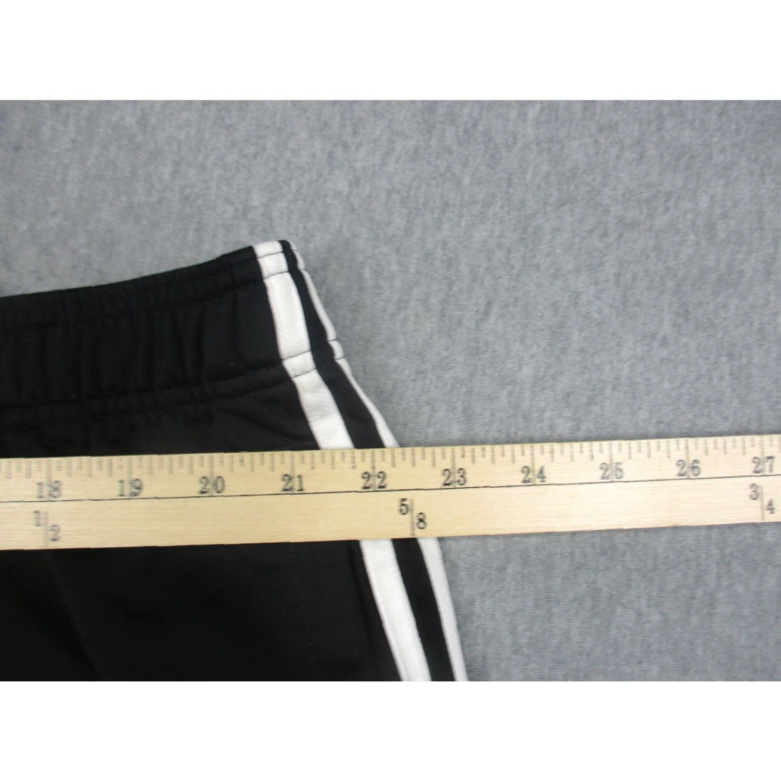 Adidas Adidas Mens 3XLT Black Primegreen Side Stripe Track Pants - Drawstring Waist, Pockets, Elastic - Big & Tall Mens Size US 39 - 4 Thumbnail