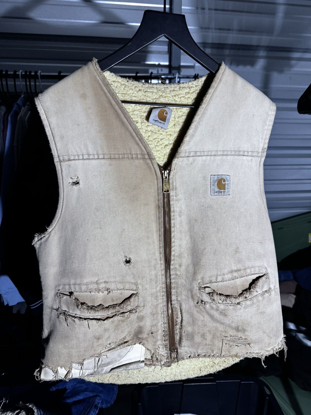 Distressed Carhartt Vest
