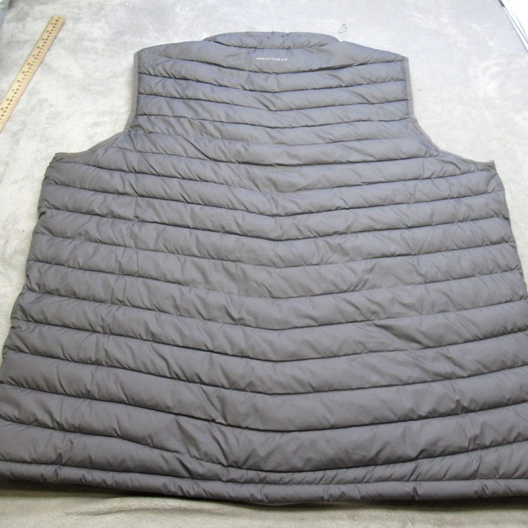 Vintage Columbia Vest Mens 3XT Gray Lightweight Insulated Omni Heat Puffer Slope Edge II Size US XXL / EU 58 / 5 - 2 Thumbnail