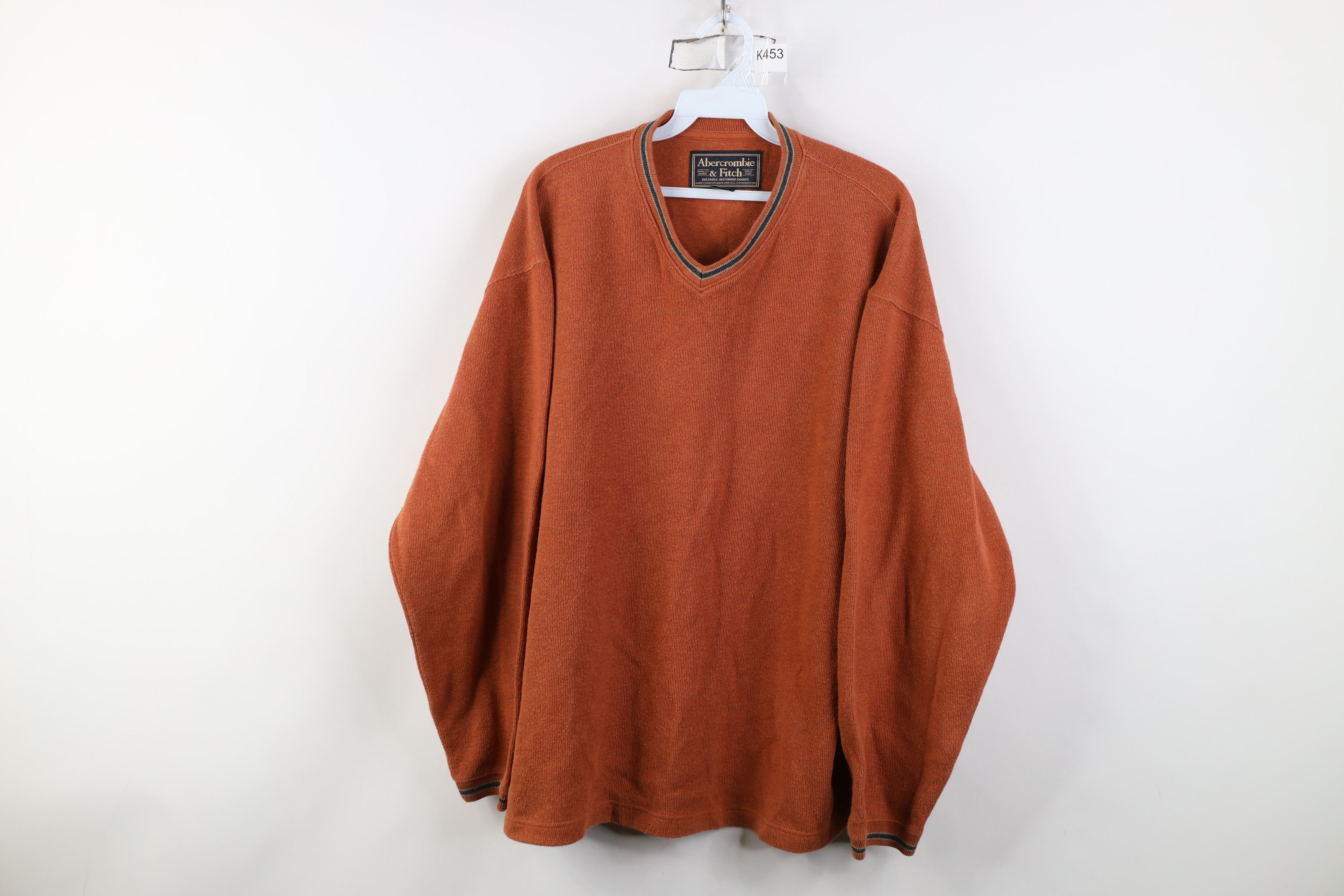 Abercrombie & Fitch Vintage 90s Abercrombie & Fitch Knit Long Sleeve T-Shirt Size US M / EU 48-50 / 2 - 1 Thumbnail