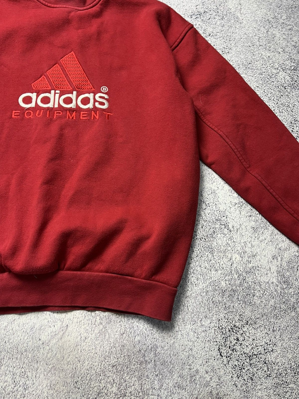 Adidas Vintage 90s Adidas Equipment Big Logo Spell Out Sweatshirt Size US S / EU 44-46 / 1 - 15 Thumbnail