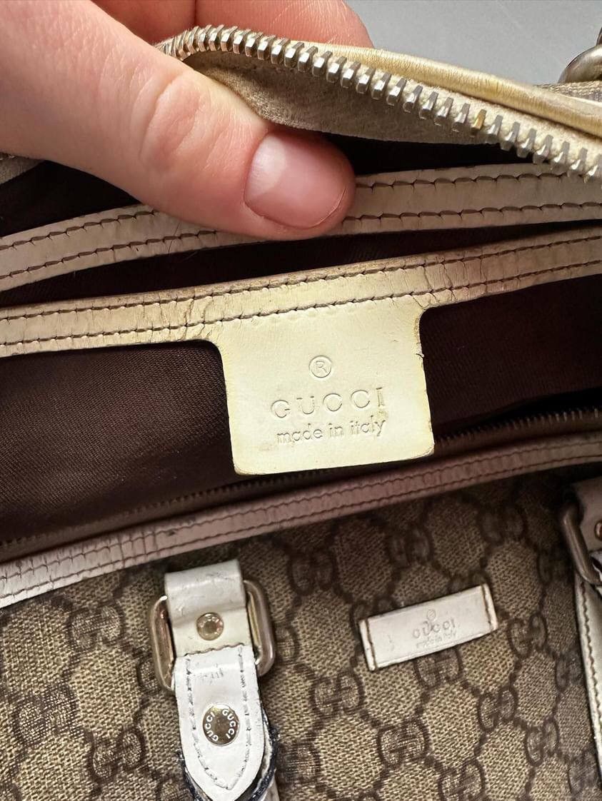 VERY RARE GUCCI VINTAGE BOSTON BAG MONOGRAM LUXURY Y2K 90s