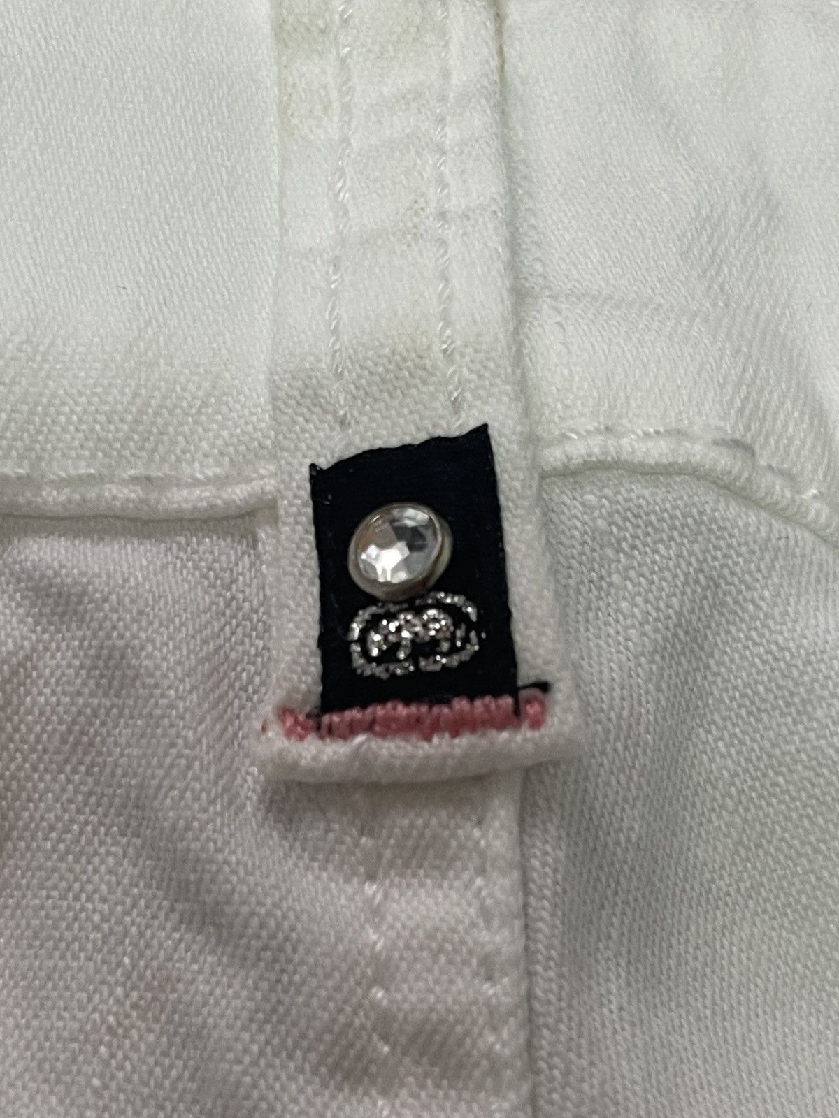 Ecko Unltd. Ecko Red Y2k Flared White Jeans size 7 Size 27" / US 4 / IT 40 - 6 Thumbnail