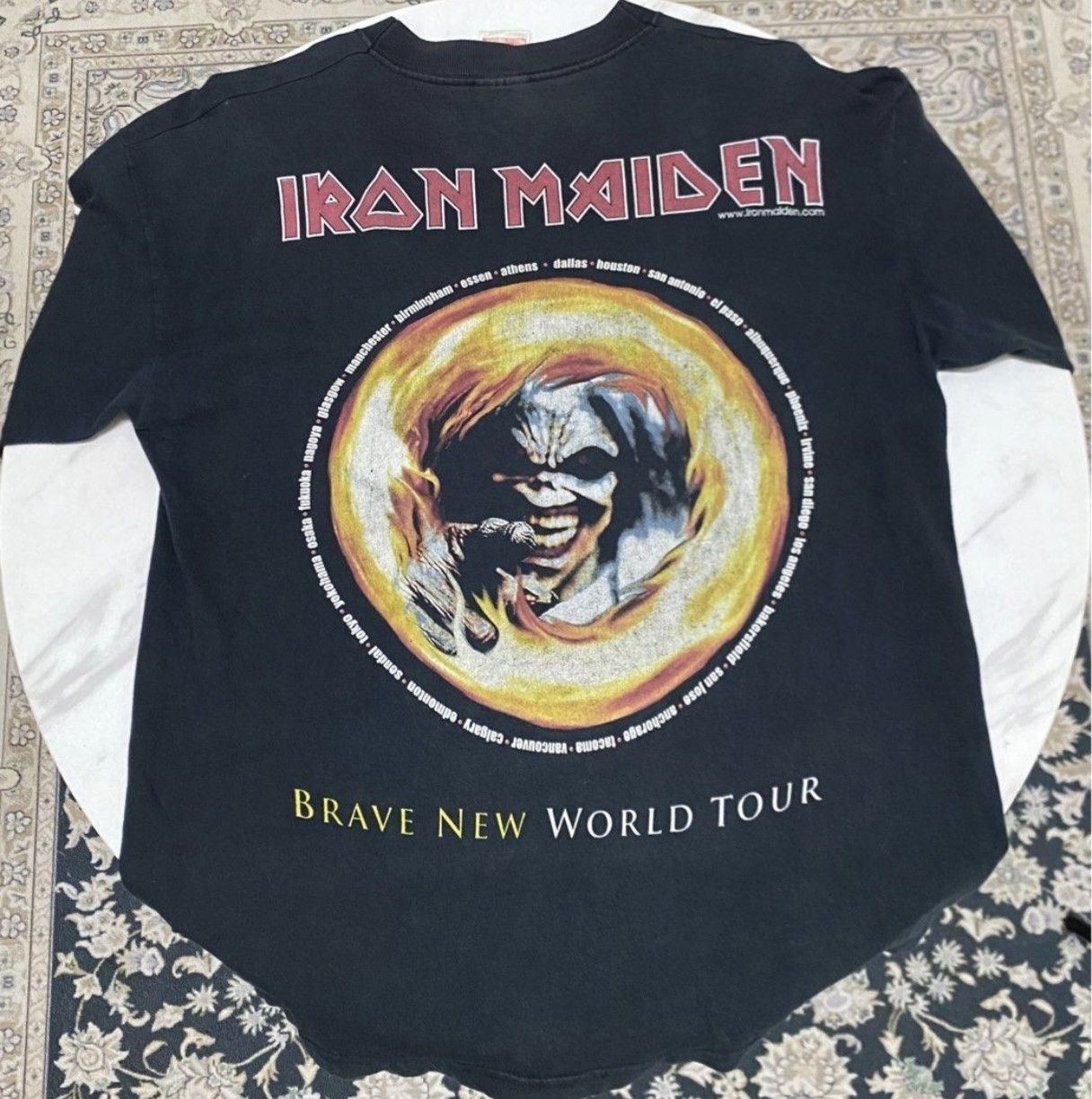 Band Tees Iron Maiden - Metal 2000 Eddie Big Face Long Sleeve Size US L / EU 52-54 / 3 - 2 Thumbnail