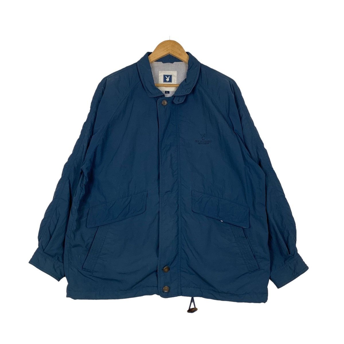 Playboy PLAYBOY SPORT Blue Casual Light Jacket #1056-C48 Size US L / EU 52-54 / 3 - 1 Thumbnail