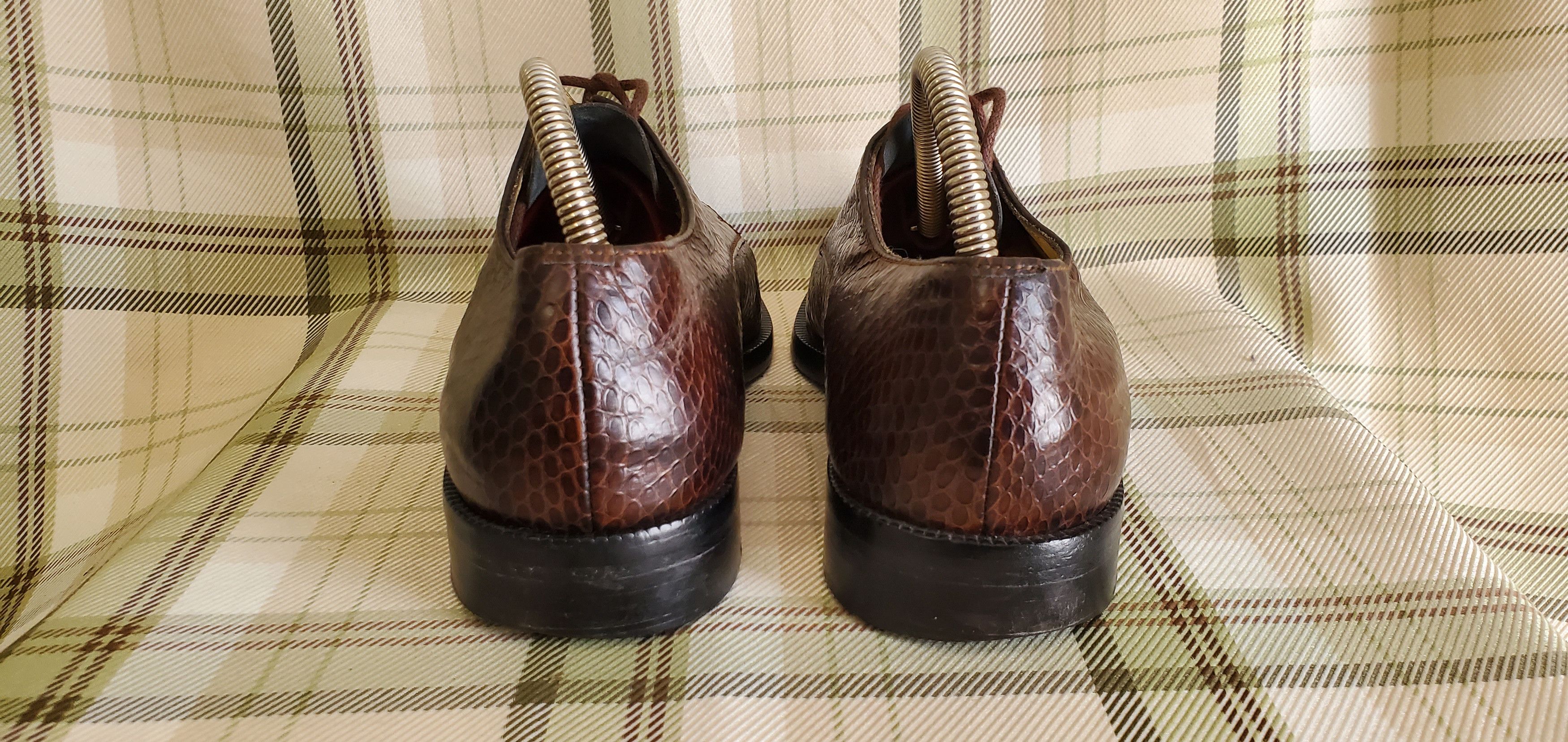 Kenzo KENZO Brown Exotic Leather Lace Up Dress Shoes Size US 7.5 / EU 40-41 - 4 Thumbnail