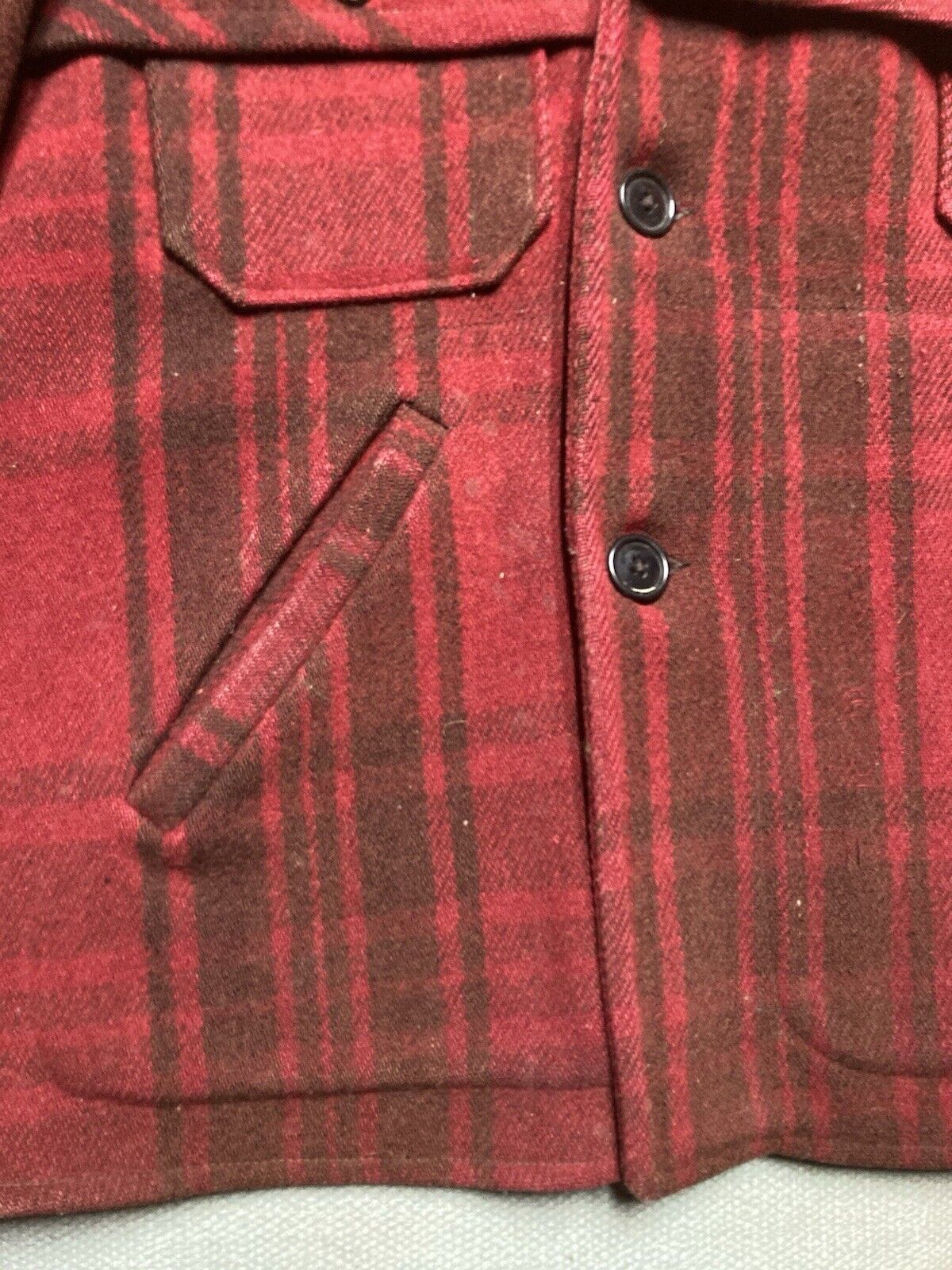 Vintage VTG 30s wool mackinaw jacket Soo buffalo hunting heavy large Size US L / EU 52-54 / 3 - 3 Thumbnail