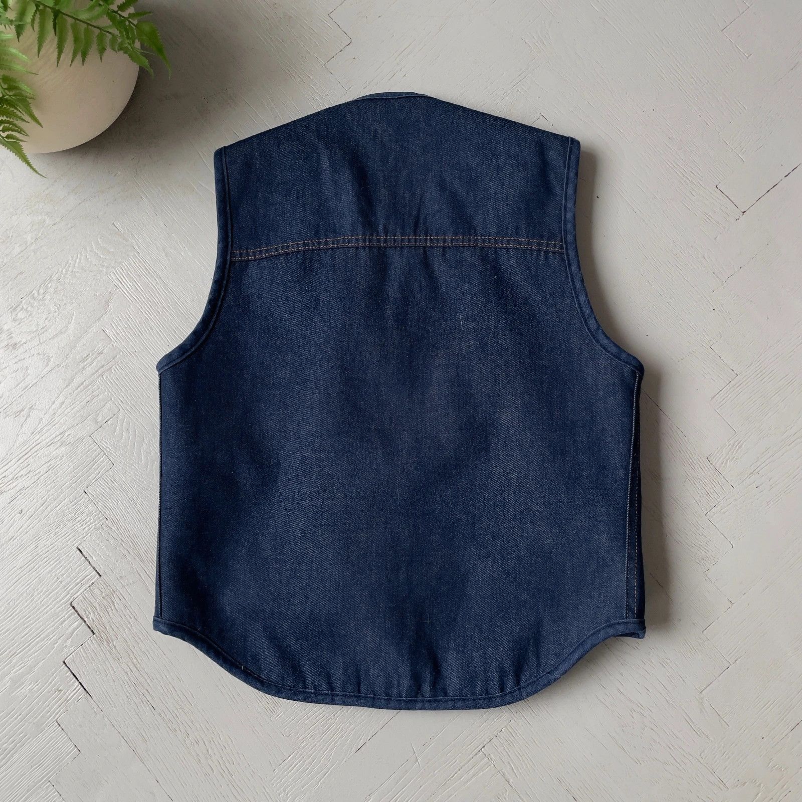 Vintage Vintage Western Denim Vest Size US M / EU 48-50 / 2 - 6 Thumbnail