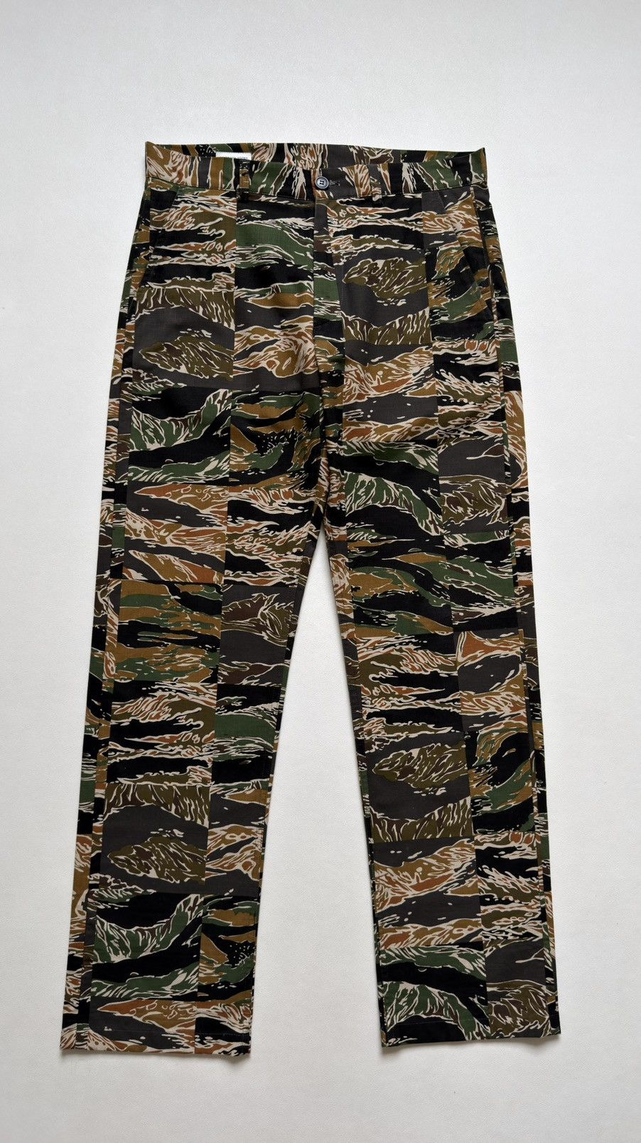 Dries Van Noten S/S 20 Patchwork Tiger Camo Print Pants Size US 32 / EU 48 - 2 Thumbnail