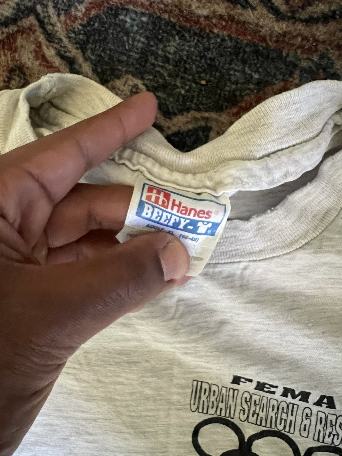 Band Tees × USA Olympics × Vintage Vintage Olympic fema shirt Size US L / EU 52-54 / 3 - 5 Thumbnail