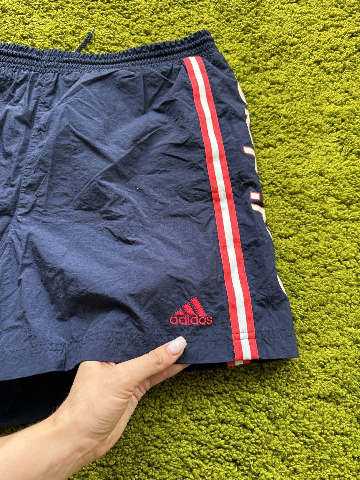 Adidas × Vintage Adidas 90s vintage all around logo shorts Size US 36 / EU 52 - 3 Thumbnail