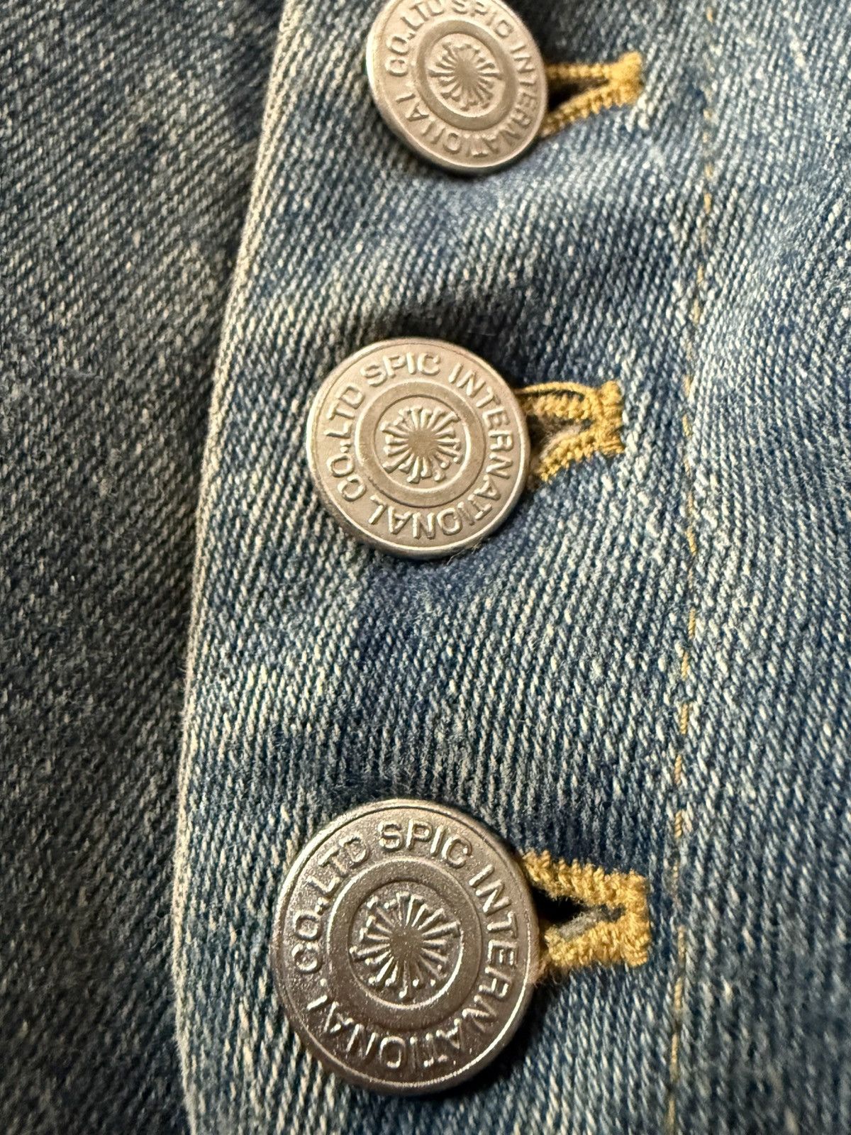 Tornado Mart Tornado Mart Artisanal Studded Tribal Mud Wash Flare Jeans Size US 29 - 22 Thumbnail
