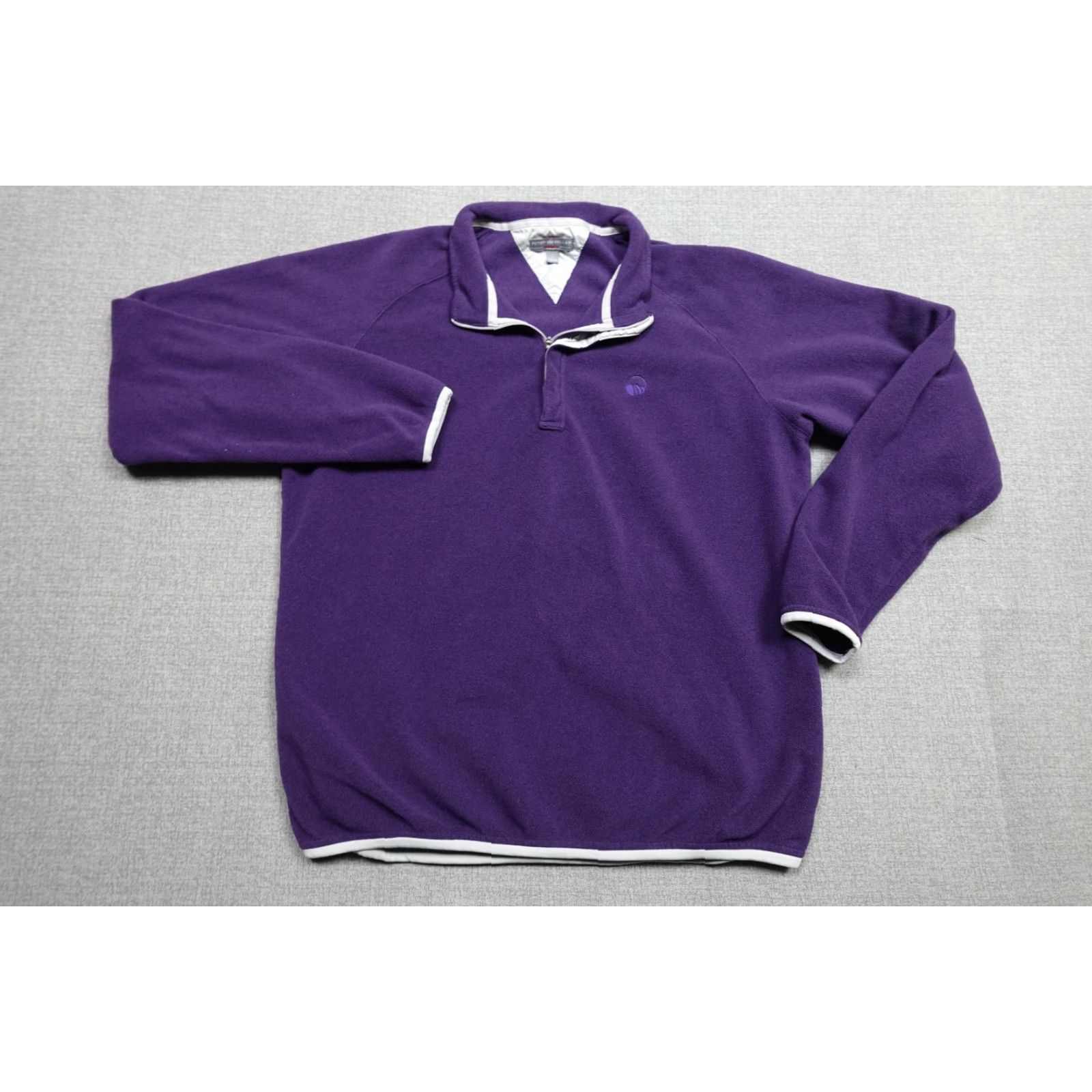 Peter Millar Peter Millar Purple Fleece 1/4 Zip Pullover Sweatshirt Mens Large Warmth Golf Size US L / EU 52-54 / 3 - 4 Thumbnail