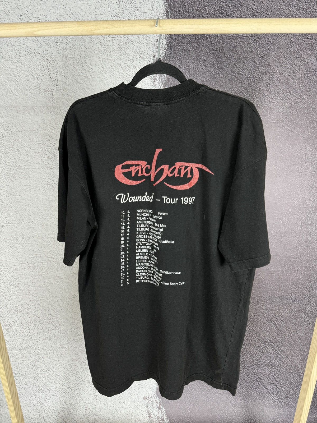 Band Tees × Vintage Promodoro vintage 90s Enchant wounded Tour 1997 band tee Size US XL / EU 56 / 4 - 1 Thumbnail