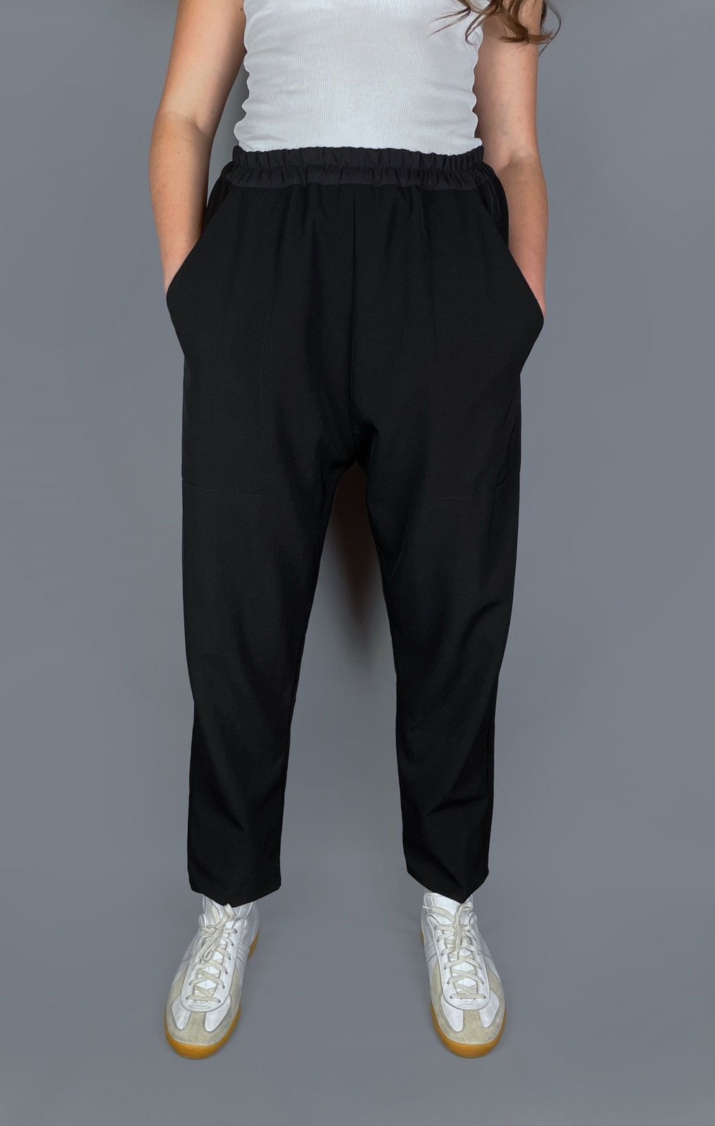 Other Vintage CHRISTA DE CAROUGE Wide Leg Wool Pants One Size Size 27" / US 4 / IT 40 - 3 Thumbnail