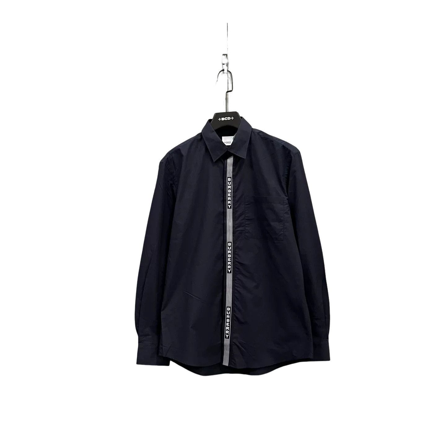 Burberry Burberry Logo Stripe Cotton Shirt US M Size US M / EU 48-50 / 2 - 1 Thumbnail