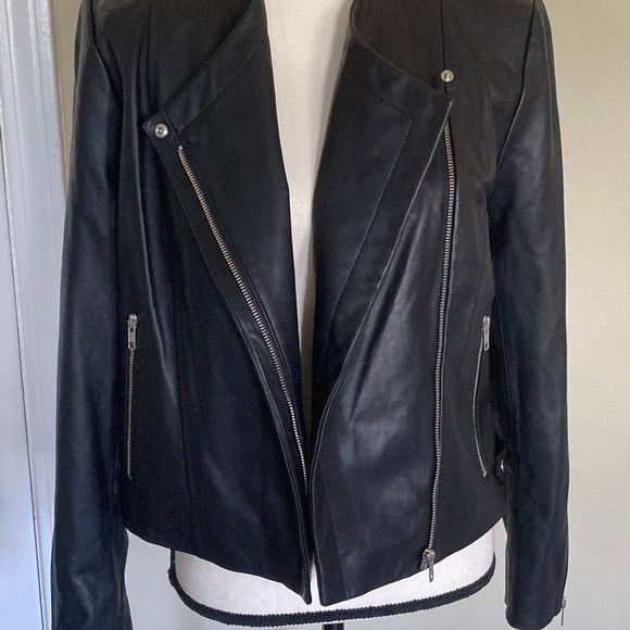 Theory Theory Phelan R Leather Jacket Size M / US 6-8 / IT 42-44 - 2 Thumbnail