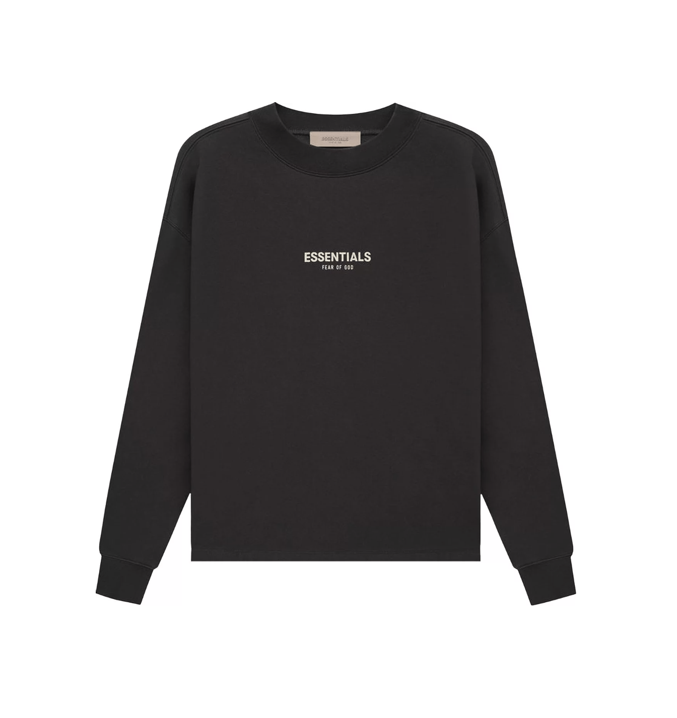 image of Essentials Relaxed Crewneck Iron (Xxl) in Black, Men's