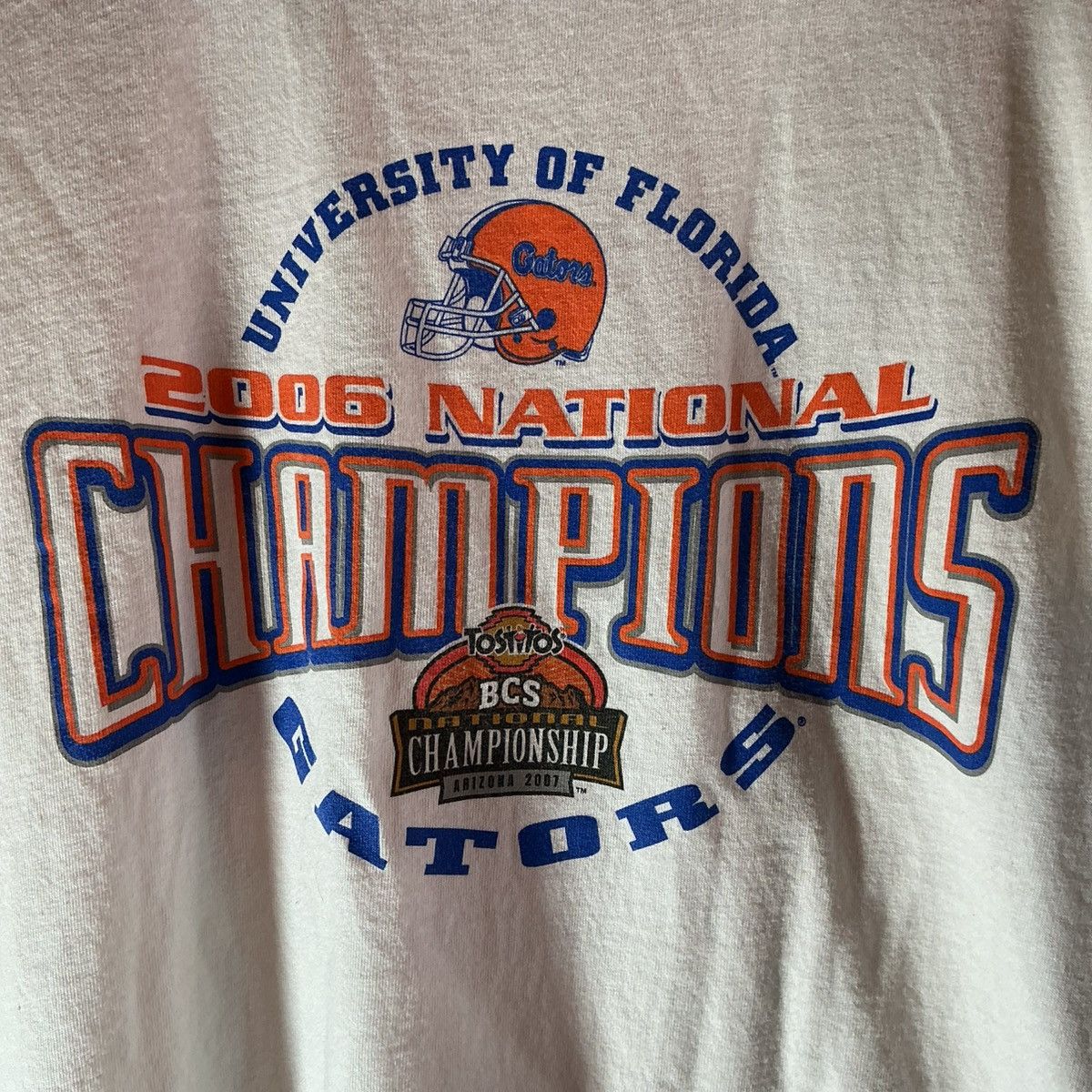 Anvil Anvil UF National Champions 2006 Men’s XL Blue Ringer Tee Size US XL / EU 56 / 4 - 3 Thumbnail