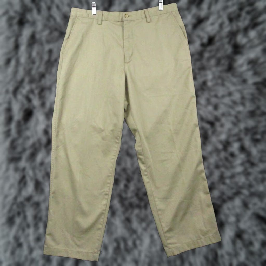Vintage VINTAGE Beretta Pants Khaki 36x30 Cotton Straight Leg USA Mens Pants Size US 36 / EU 52 - 1 Thumbnail