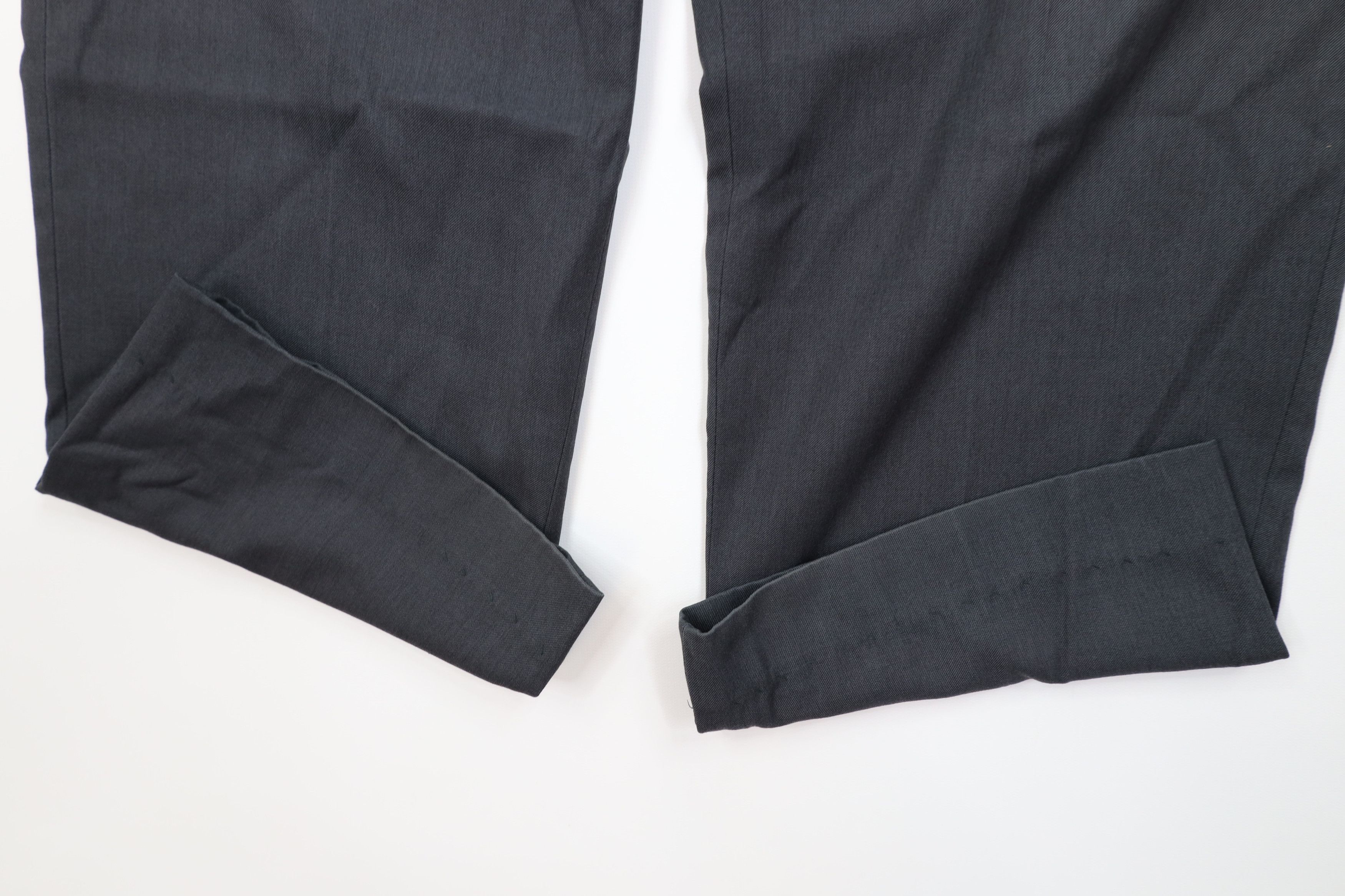 Vintage Y2K Streetwear Wide Leg Chino Pants Trousers Dark Gray Size US 34 / EU 50 - 6 Thumbnail