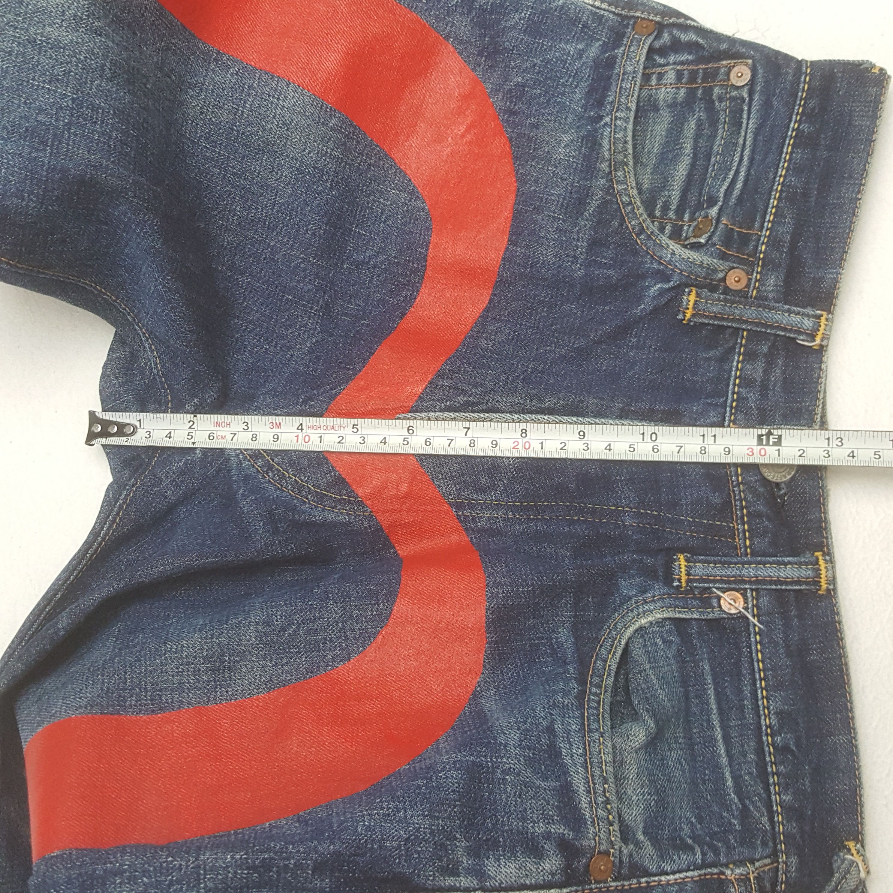 Evisu Vintage Evisu Yamane Selvedge Custom Art Rare Denim Jeans Size US 27 - 8 Thumbnail