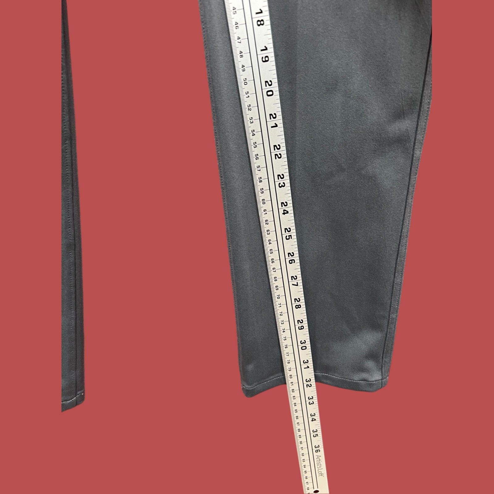 Other Stylus - 5 Pockets Mens Slim Fit Flat front Pant - Gray - 3 Size US 30 / EU 46 - 8 Thumbnail