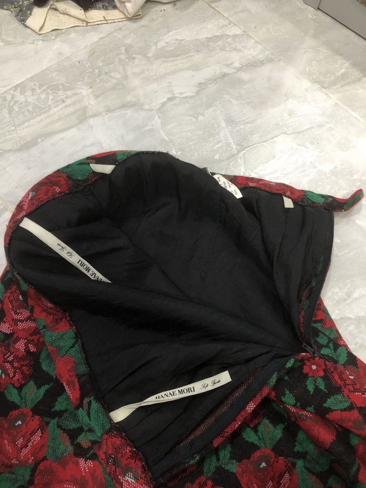 Hanae Mori Vintage Hanae Mori Floral Knit Skirt Japan Label Size 25" / US 0 / IT 36 - 14 Thumbnail