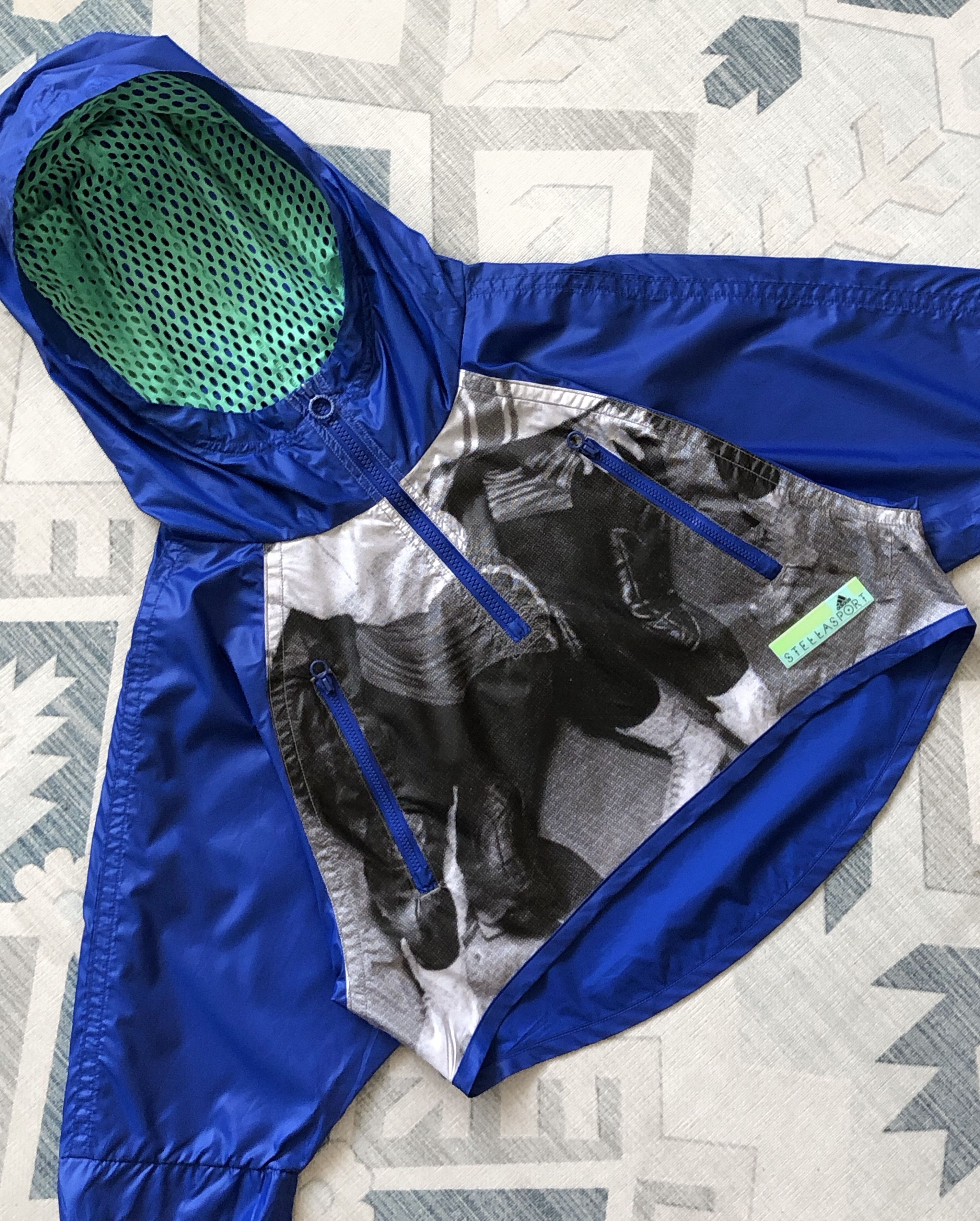 Adidas × Stella McCartney RARE🔥ADIDAS STELLASPORT HALFZIPPER CROP HOODED WINDBREAKER Size S / US 4 / IT 40 - 5 Thumbnail