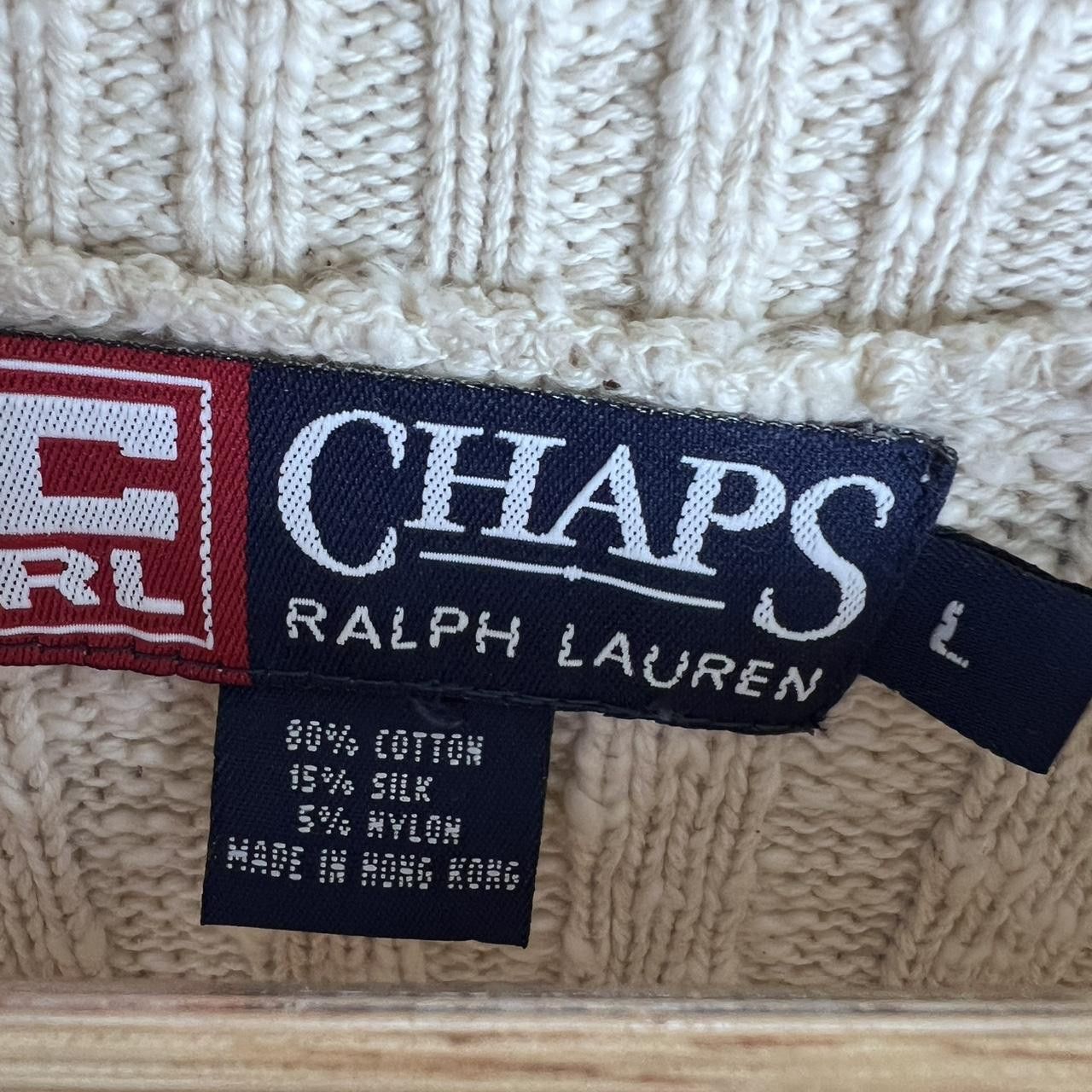 Polo Ralph Lauren Vintage CHAPS Ralph Lauren Knit Sweater size L Size US L / EU 52-54 / 3 - 4 Thumbnail
