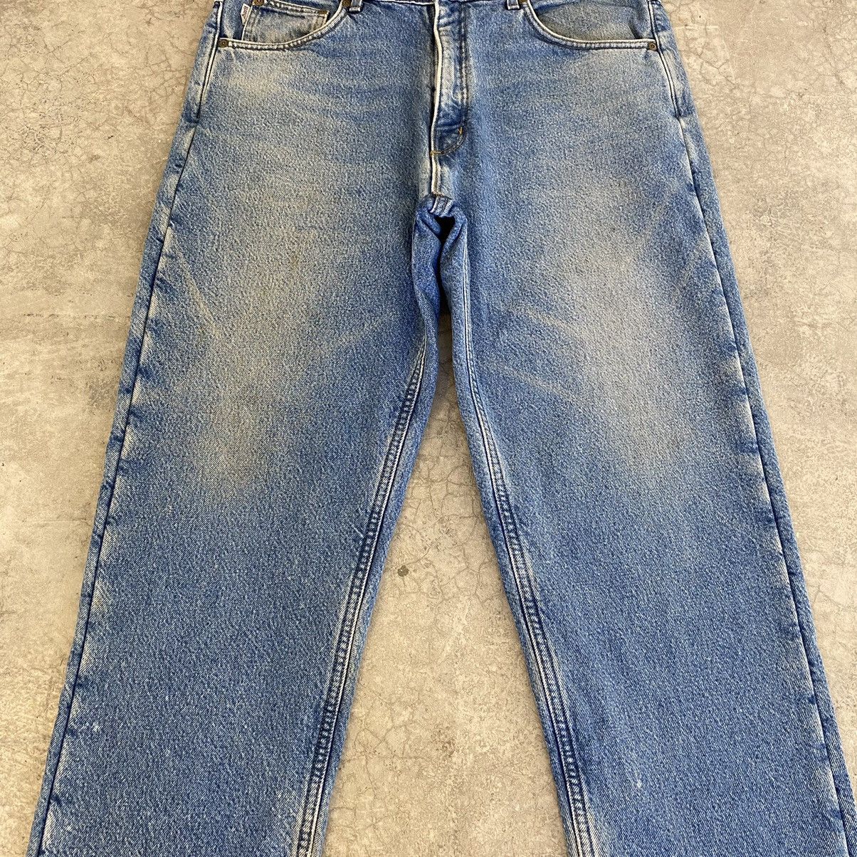 Carhartt VTG Carhartt Blanket Lined Relaxed Fit Faded Blue Jeans Size US 36 / EU 52 - 7 Thumbnail
