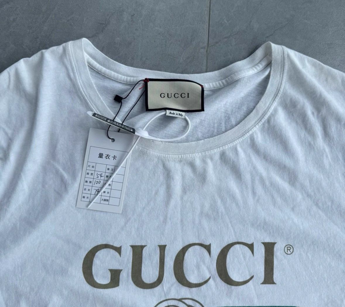Gucci Gucci Gucci Vintage Logo Short Sleeve T-Shirt -2506 Size US L / EU 52-54 / 3 - 6 Thumbnail