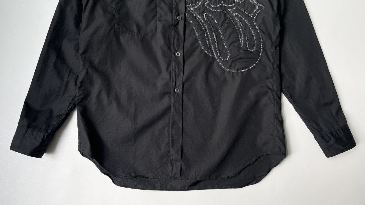 Comme des Garcons S/S 06 Embroidered 'Tongue' Logo Shirt Size US M / EU 48-50 / 2 - 7 Thumbnail