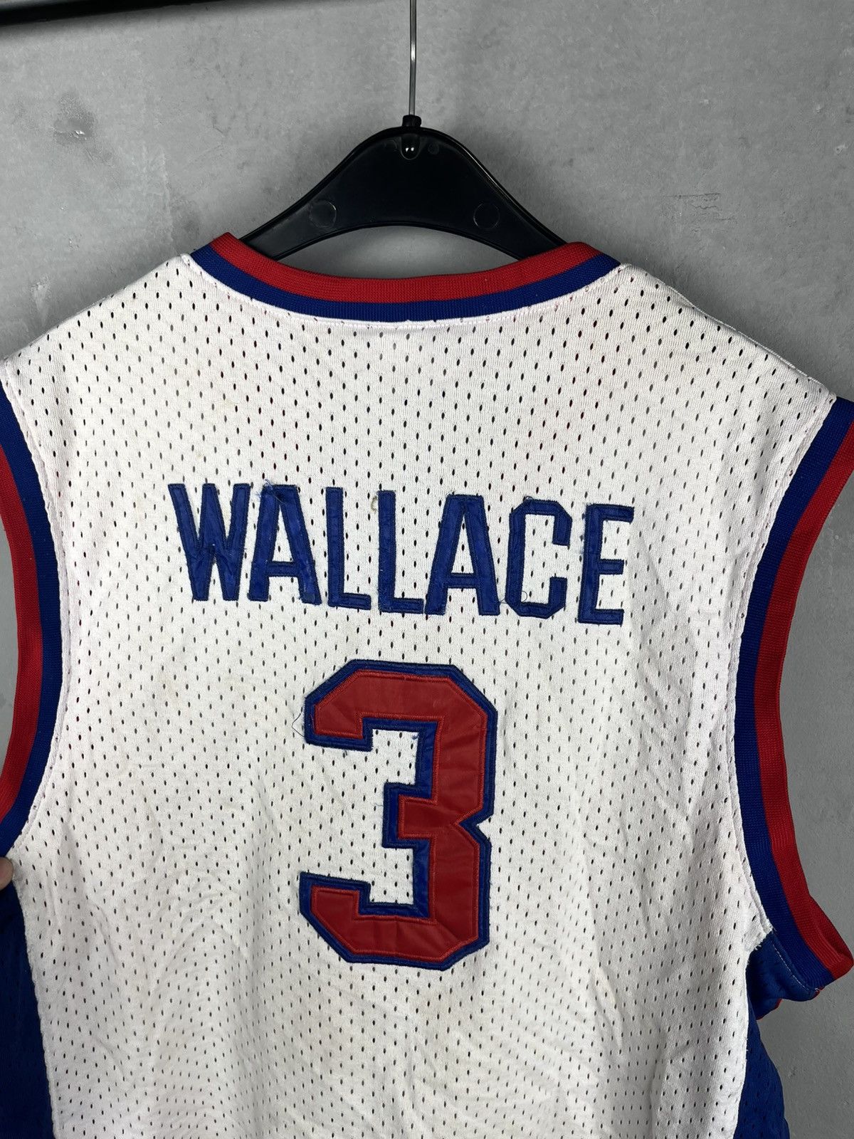 Vintage Champion Detroit Pistons Basketball Jersey Ben Wallace Size US M / EU 48-50 / 2 - 2 Thumbnail