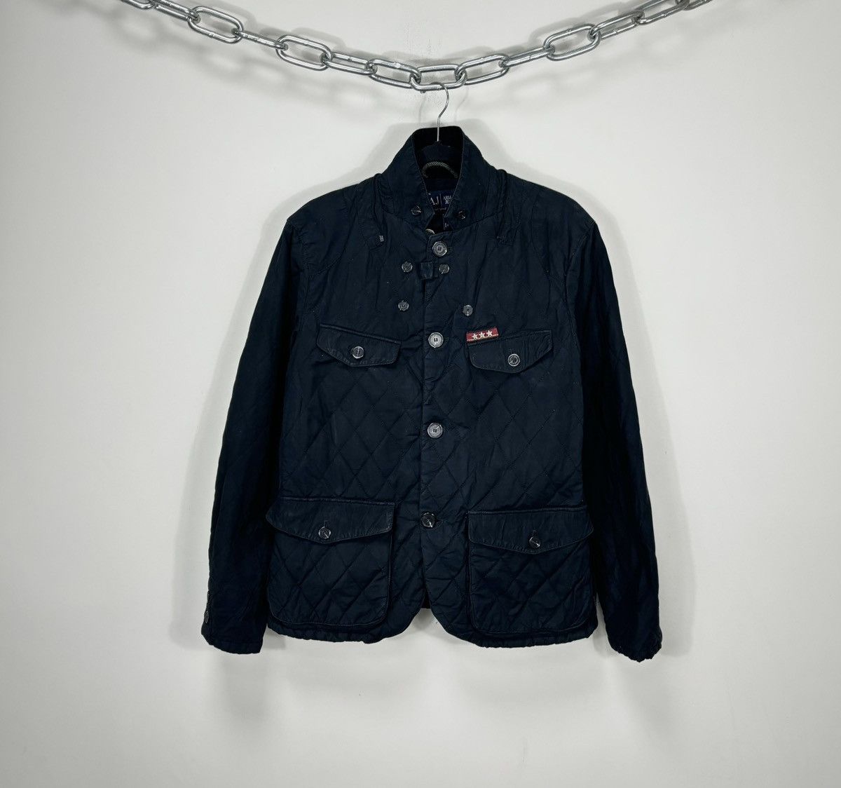 Armani Armani Jeans Men’s Pockets Classic Luxury Quilted Jacket Size US M / EU 48-50 / 2 - 1 Thumbnail