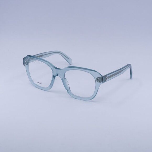 Celine Celine CL50124I 093 Eyeglasses Shiny Transparent Lime 52mm Size ONE SIZE - 1 Thumbnail