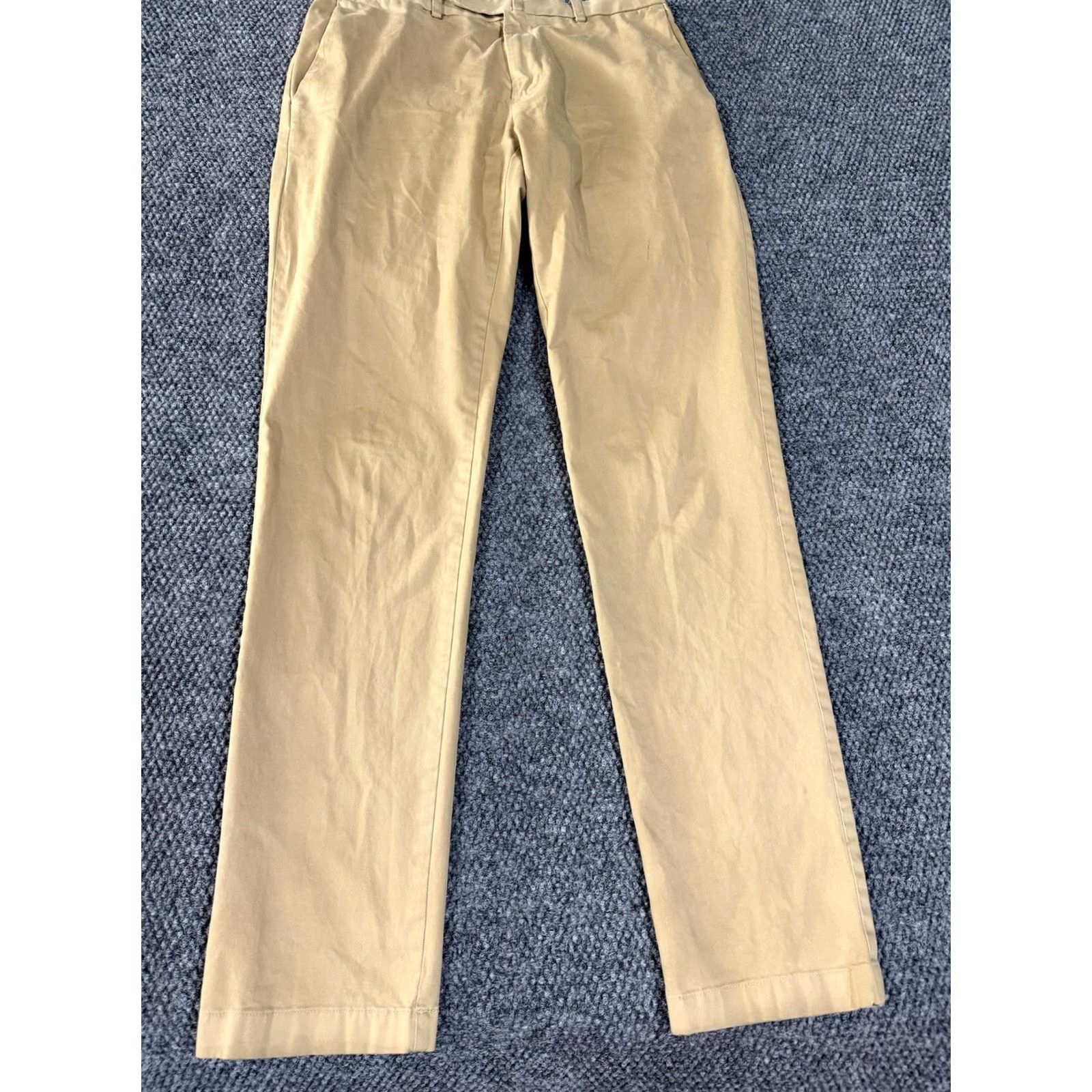 Brooks Brothers Brooks Brothers Red Fleece Pants Chino Beige 31x34 Regular Stretch Cotton Casual Mens Straight Front Zip Pockets Size US 31 - 2 Thumbnail