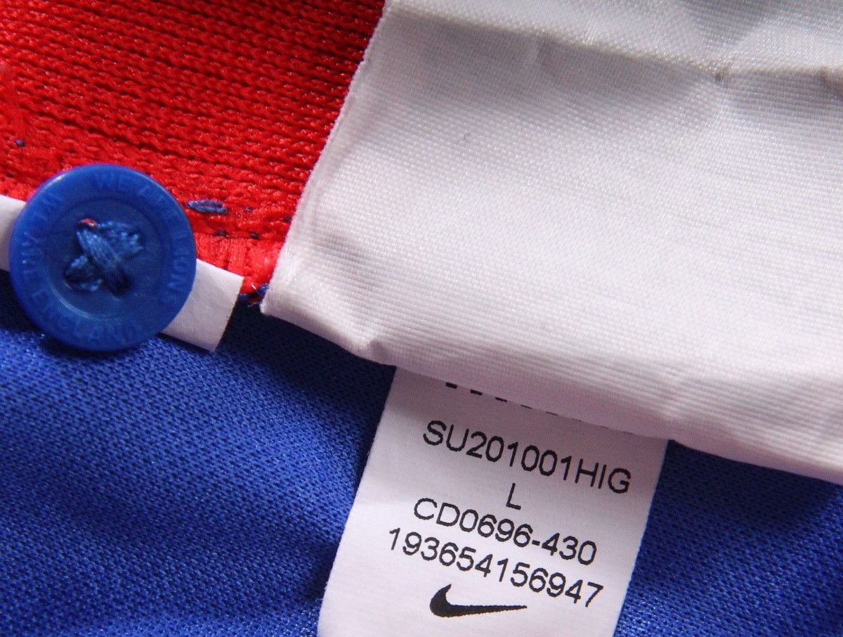 Nike Nike x England Blue Soccer Football Polo Shirt 90s L Size US L / EU 52-54 / 3 - 5 Thumbnail