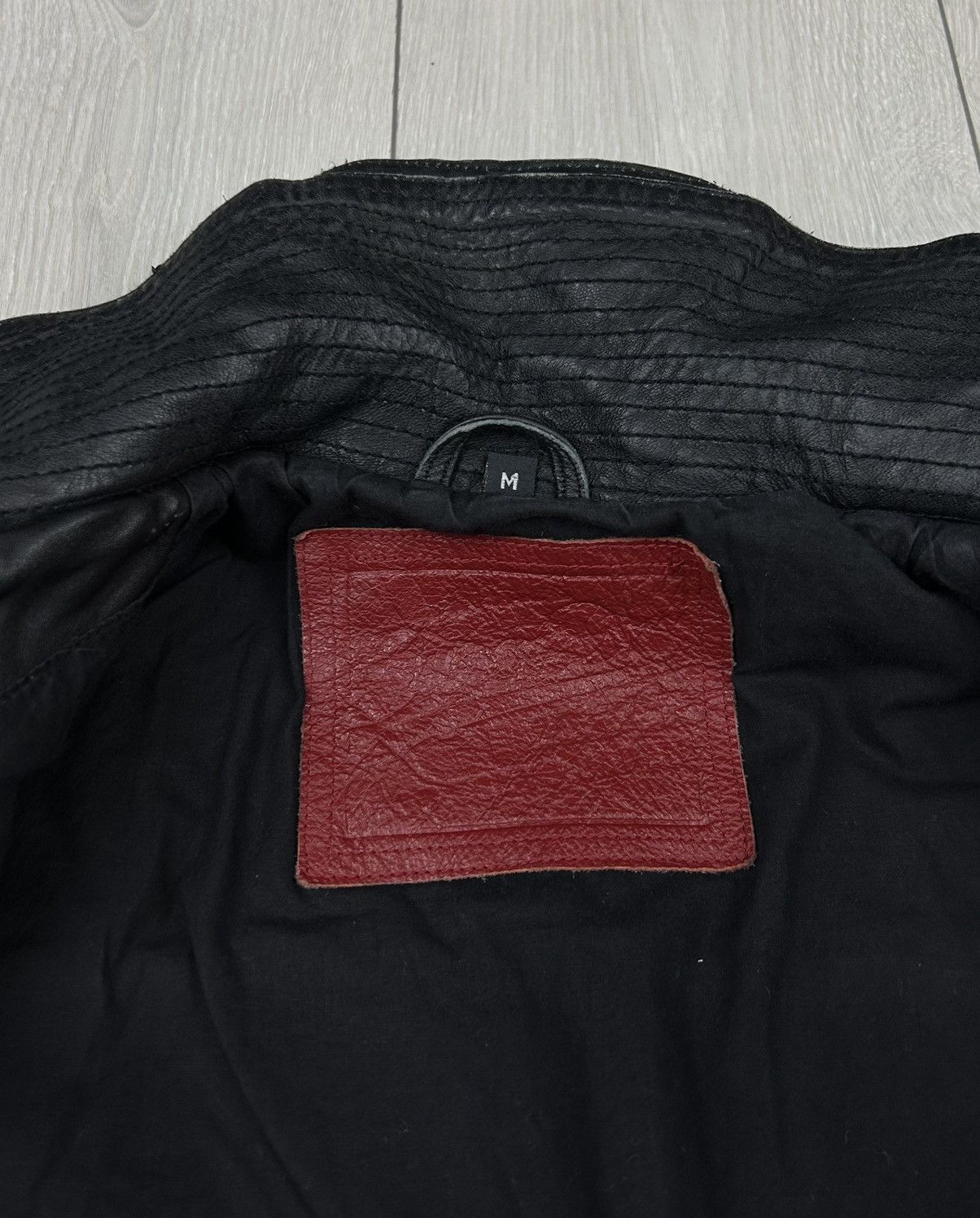 Superdry SuperDry Leather Jacket Black Size M Size US M / EU 48-50 / 2 - 7 Thumbnail