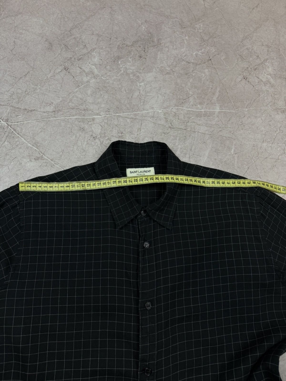 Saint Laurent Paris Saint Laurent Paris Button Up Shirt Made in Japan Size US L / EU 52-54 / 3 - 11 Thumbnail